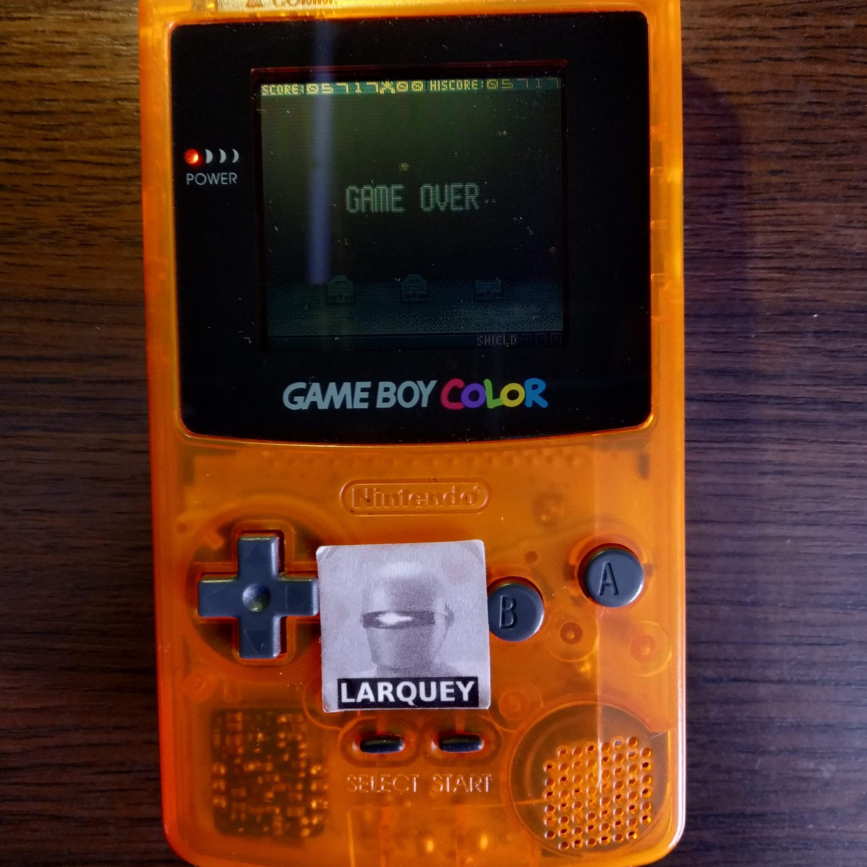 Larquey: Space Invaders [Easy] (Game Boy Color) 5,717 points on 2020-07-15 10:17:50