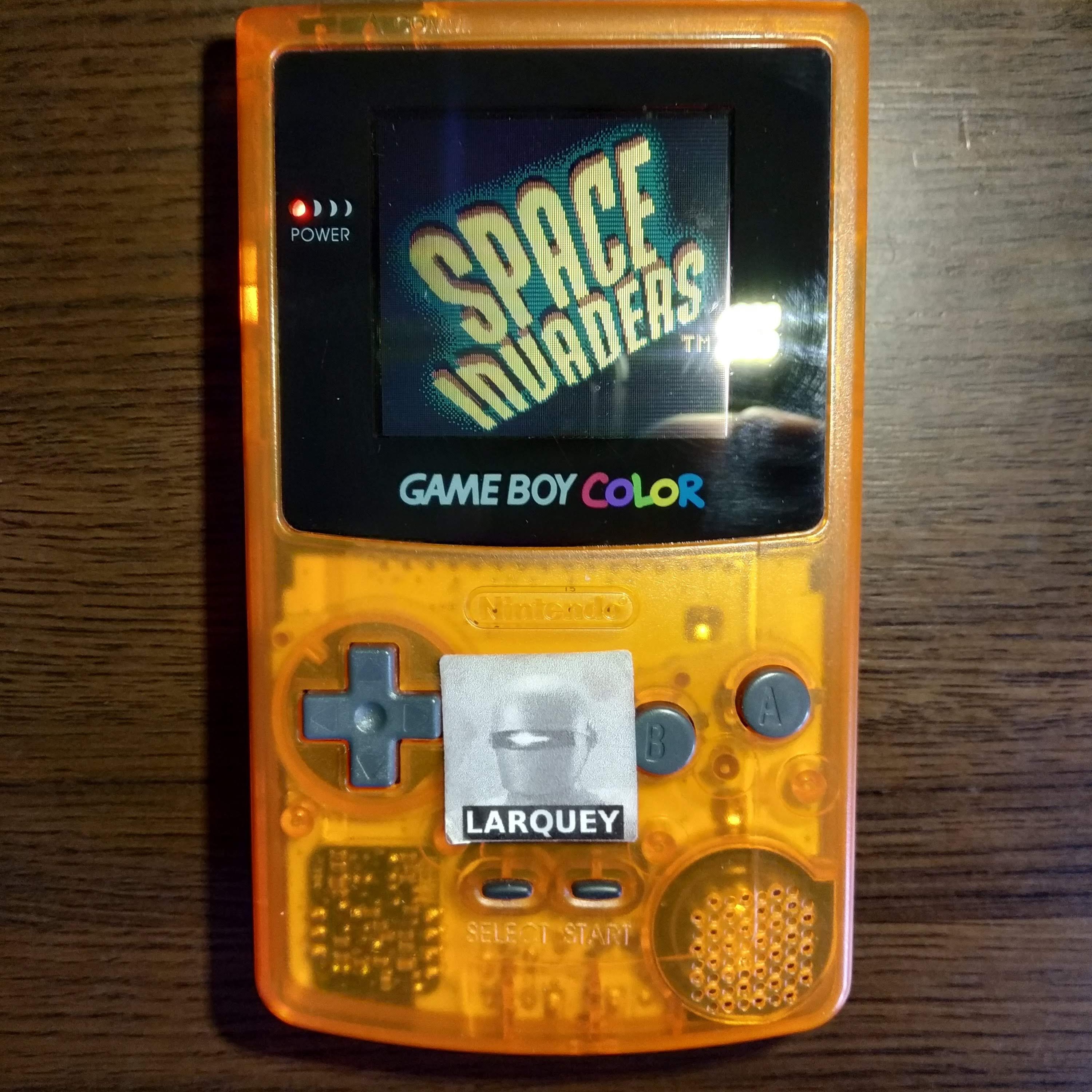 Larquey: Space Invaders [Hard] (Game Boy Color) 5,022 points on 2020-07-15 10:08:11