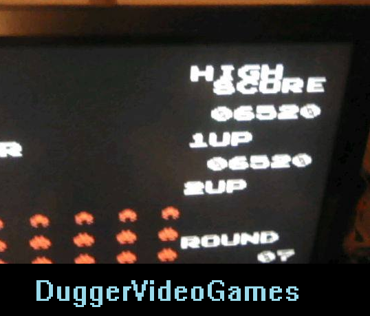 DuggerVideoGames: Space Invaders (NES/Famicom Emulated) 6,520 points on 2016-04-01 22:04:48