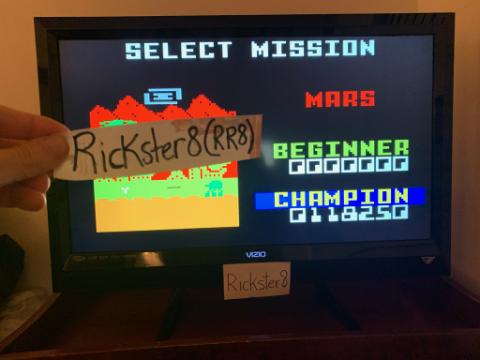 Rickster8: Space Patrol: Mars Champion (Intellivision Emulated) 118,250 points on 2020-10-08 20:37:32