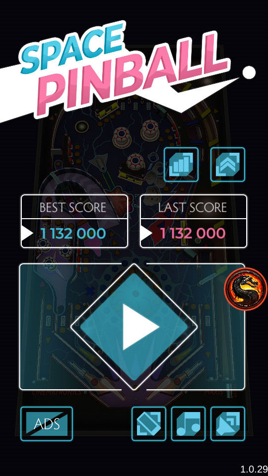 omargeddon: Space Pinball: Classic Game (Android) 1,132,000 points on 2021-04-21 20:43:27