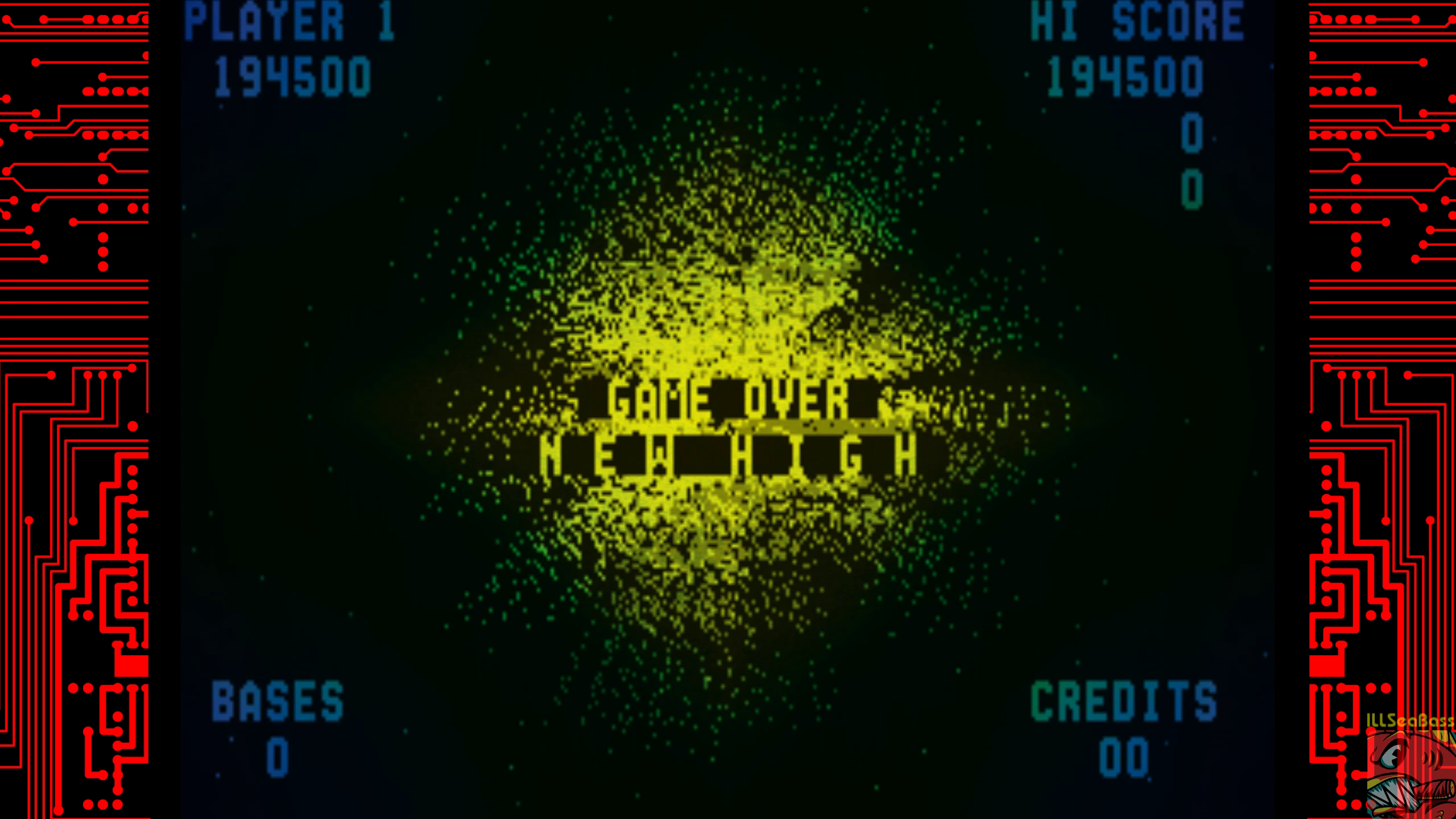 ILLSeaBass: Space Zap (Arcade Emulated / M.A.M.E.) 194,500 points on 2019-05-13 22:33:22