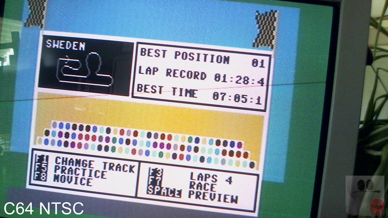 GTibel: Speed King [Sweden / Novice / Lap Record] (Commodore 64) 0:01:28.4 points on 2020-04-12 04:41:45