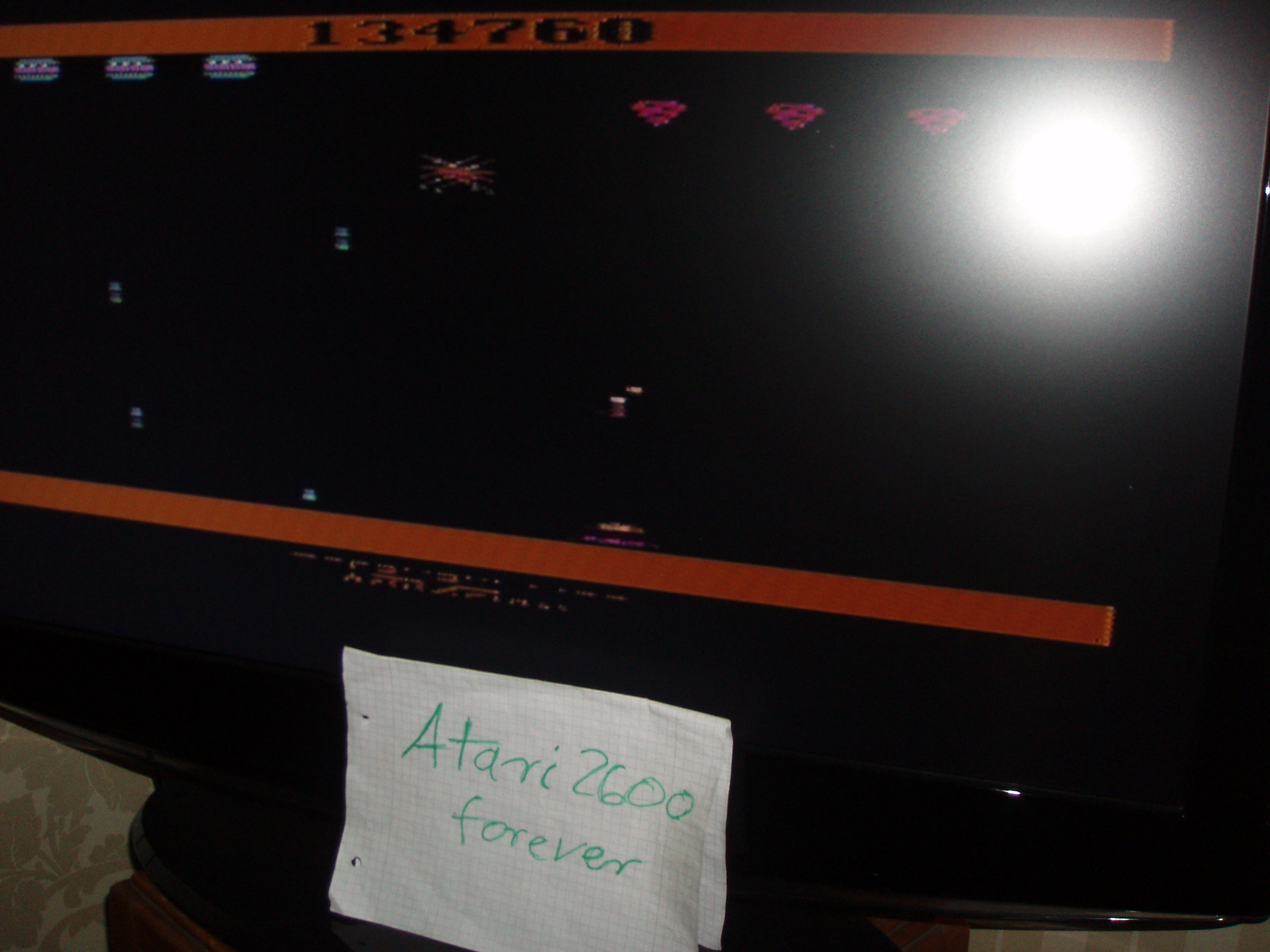 atari2600forever: Spider Fighter (Atari 2600 Novice/B) 134,760 points on 2016-11-02 09:41:47