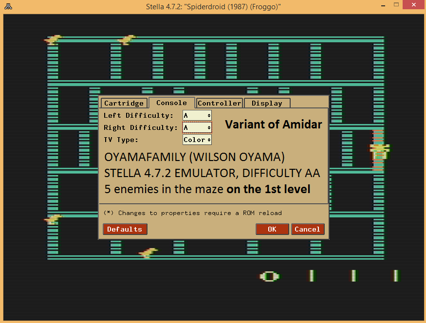 oyamafamily: Spiderdroid (Atari 2600 Emulated Expert/A Mode) 1,000 points on 2016-08-06 16:10:44