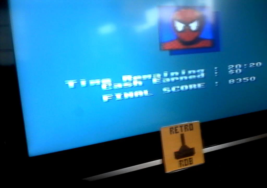 RetroRob: Spiderman vs The Kingpin [Easy] (Sega Master System) 8,350 points on 2019-07-15 03:10:58