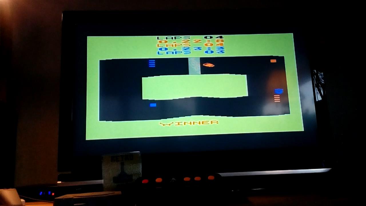 RetroRob: Sprintmaster (Atari 2600 Emulated Novice/B Mode) 0:00:22.8 points on 2019-07-03 13:44:57