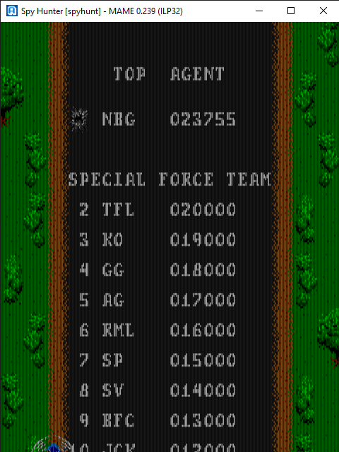 newportbeachgirl: Spy Hunter (Arcade Emulated / M.A.M.E.) 23,755 points on 2022-02-16 22:11:57
