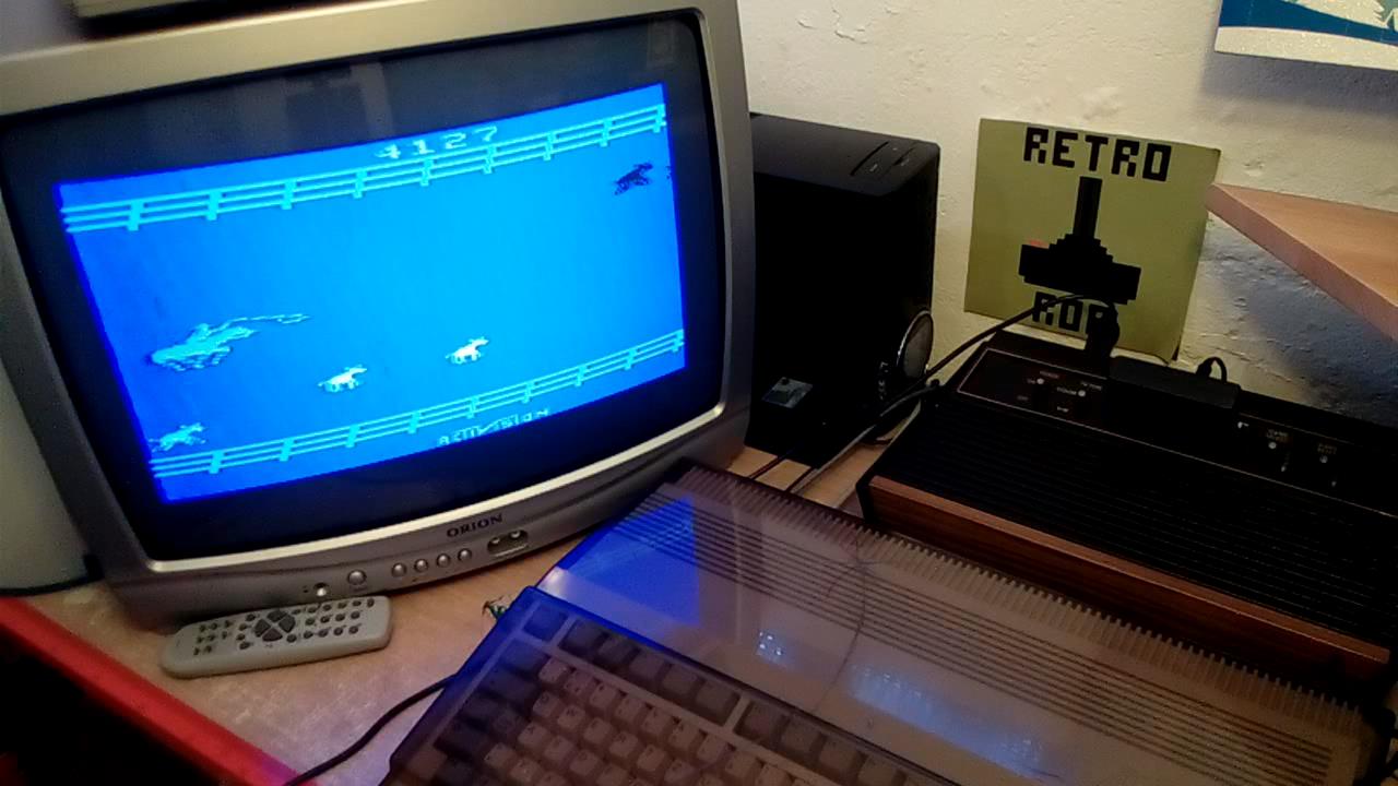 RetroRob: Stampede: Game 3 (Atari 2600 Novice/B) 4,127 points on 2019-06-23 10:18:53