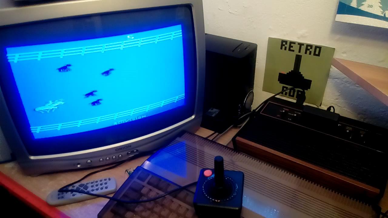 RetroRob: Stampede: Game 5 (Atari 2600 Novice/B) 989 points on 2019-06-25 10:14:22