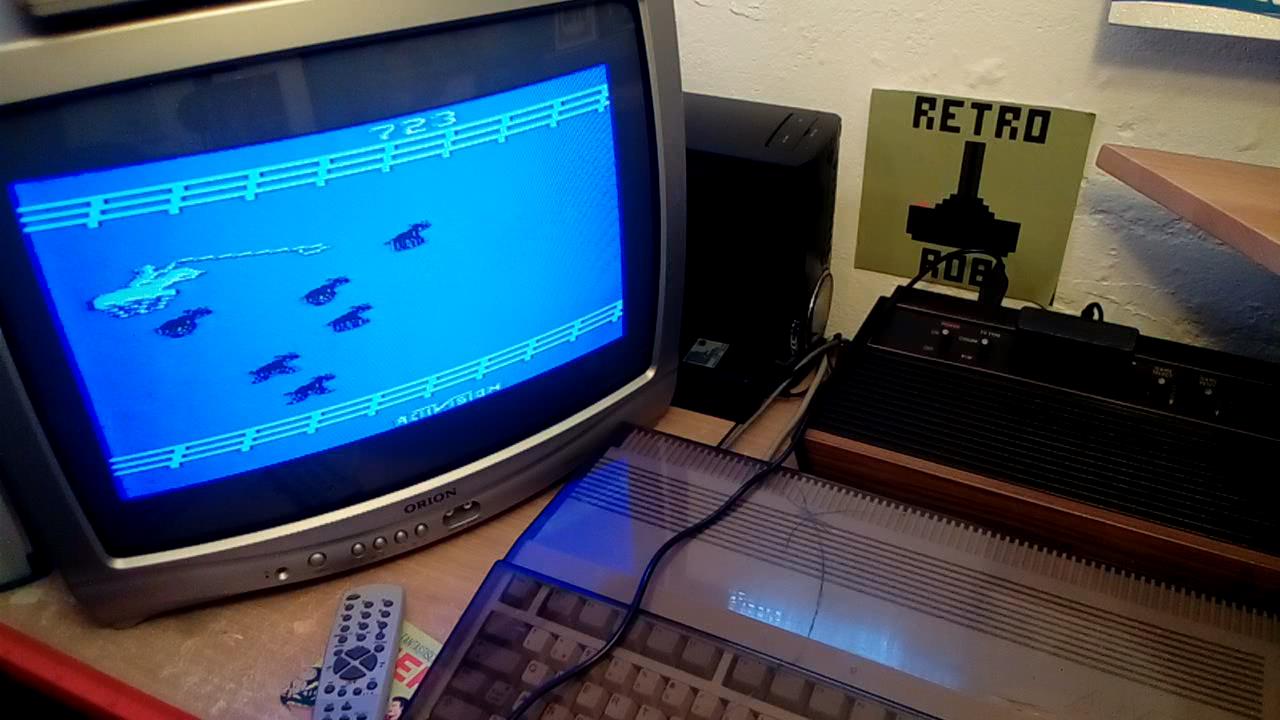 RetroRob: Stampede: Game 6 (Atari 2600 Expert/A) 723 points on 2019-06-10 08:57:51