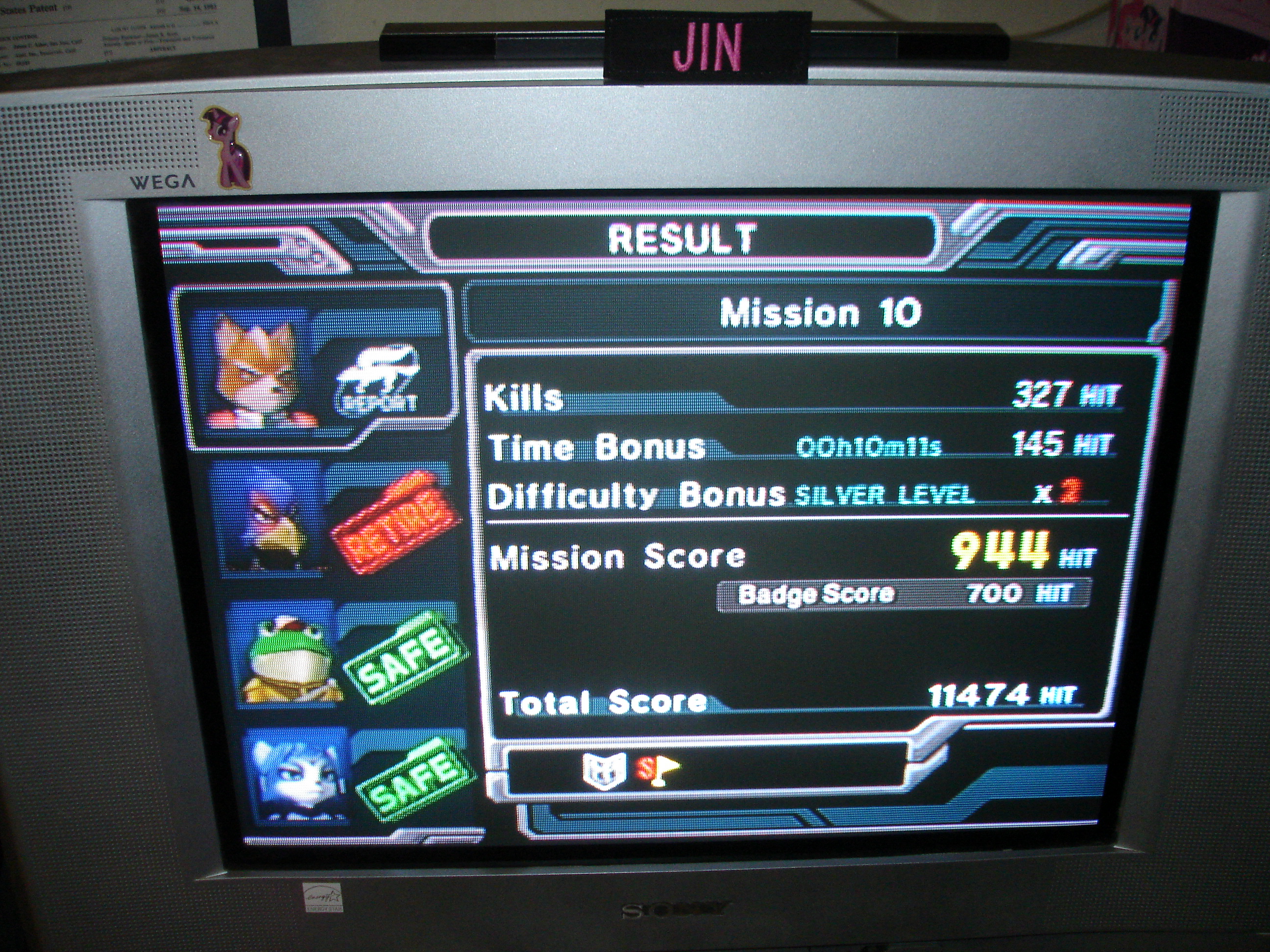 Star Fox Assault [Silver Survival Mode] 11,474 points