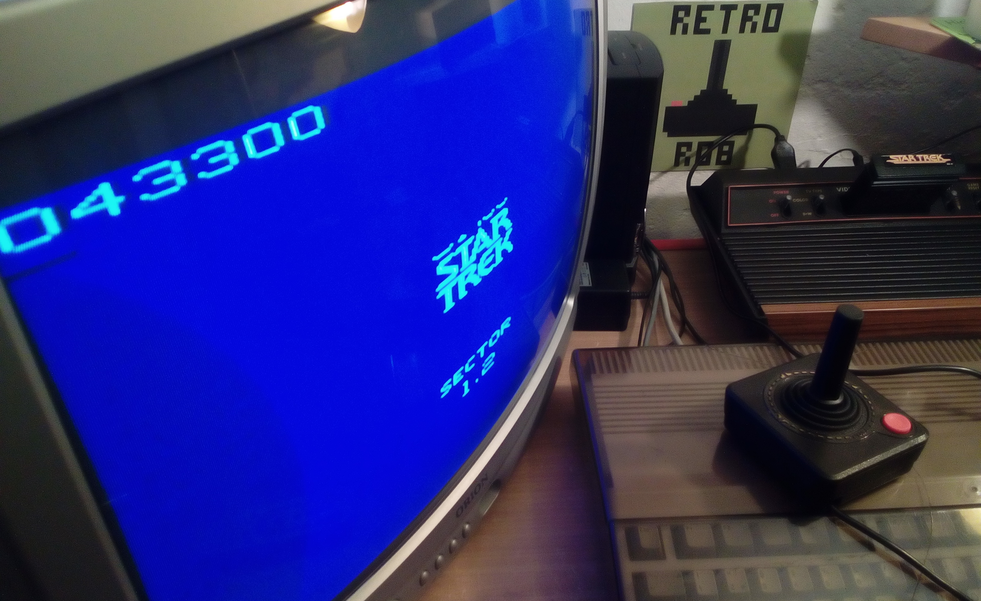 RetroRob: Star Trek (Atari 2600 Novice/B) 43,300 points on 2019-01-01 08:49:19