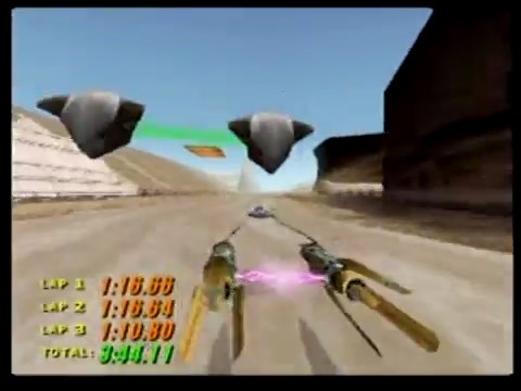Star Wars Episode 1 Racing: Time Attack [The Boonta Training Course/Fastest Lap] time of 0:01:10.8