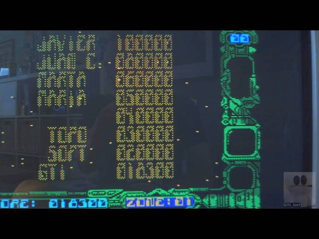 GTibel: Stardust (ZX Spectrum) 18,300 points on 2019-06-08 07:37:37