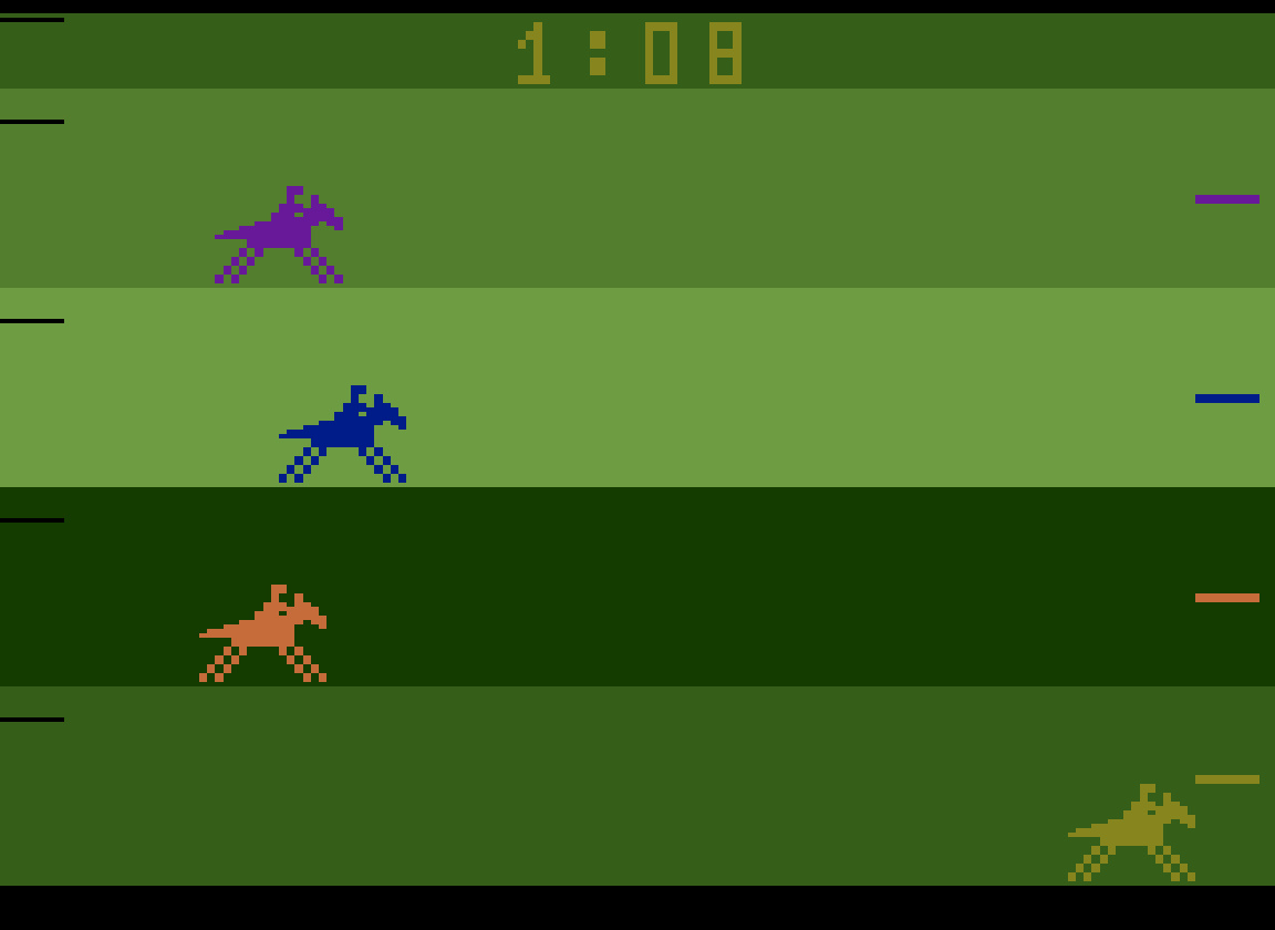 TheTrickster: Steeplechase: Game 4 [Race Won] (Atari 2600 Emulated) 0:01:08 points on 2016-08-12 03:59:18