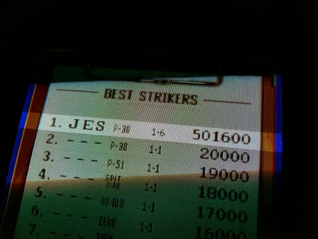 Strikers 1945 501,600 points