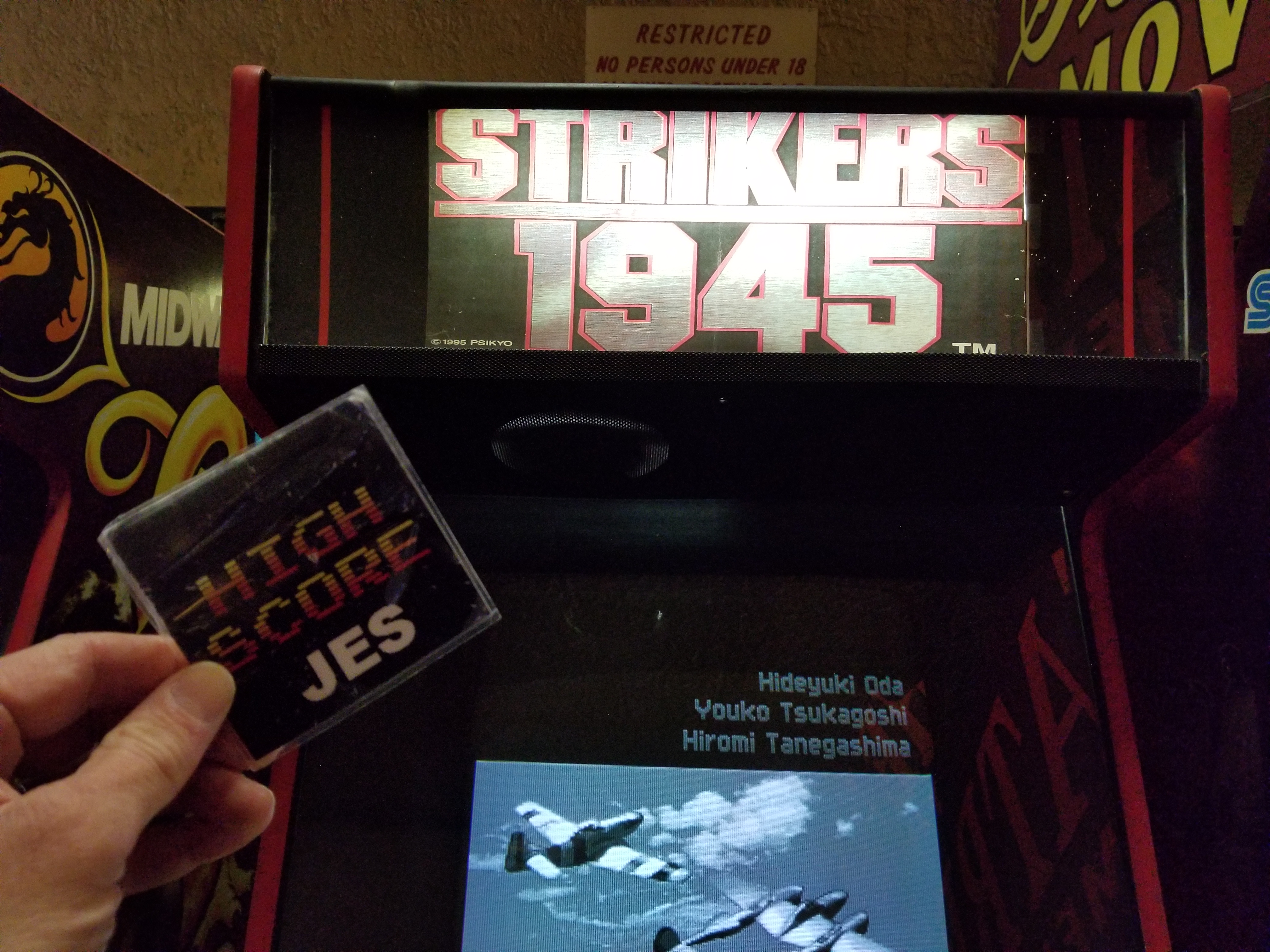 JES: Strikers 1945 (Arcade) 424,200 points on 2018-05-05 17:45:17