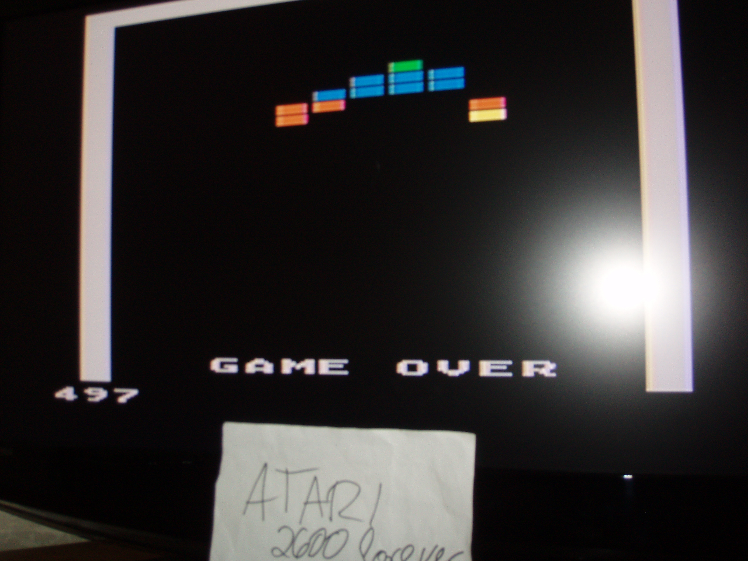 atari2600forever: Super Breakout: Breakout (Atari 5200) 497 points on 2019-04-29 02:36:16