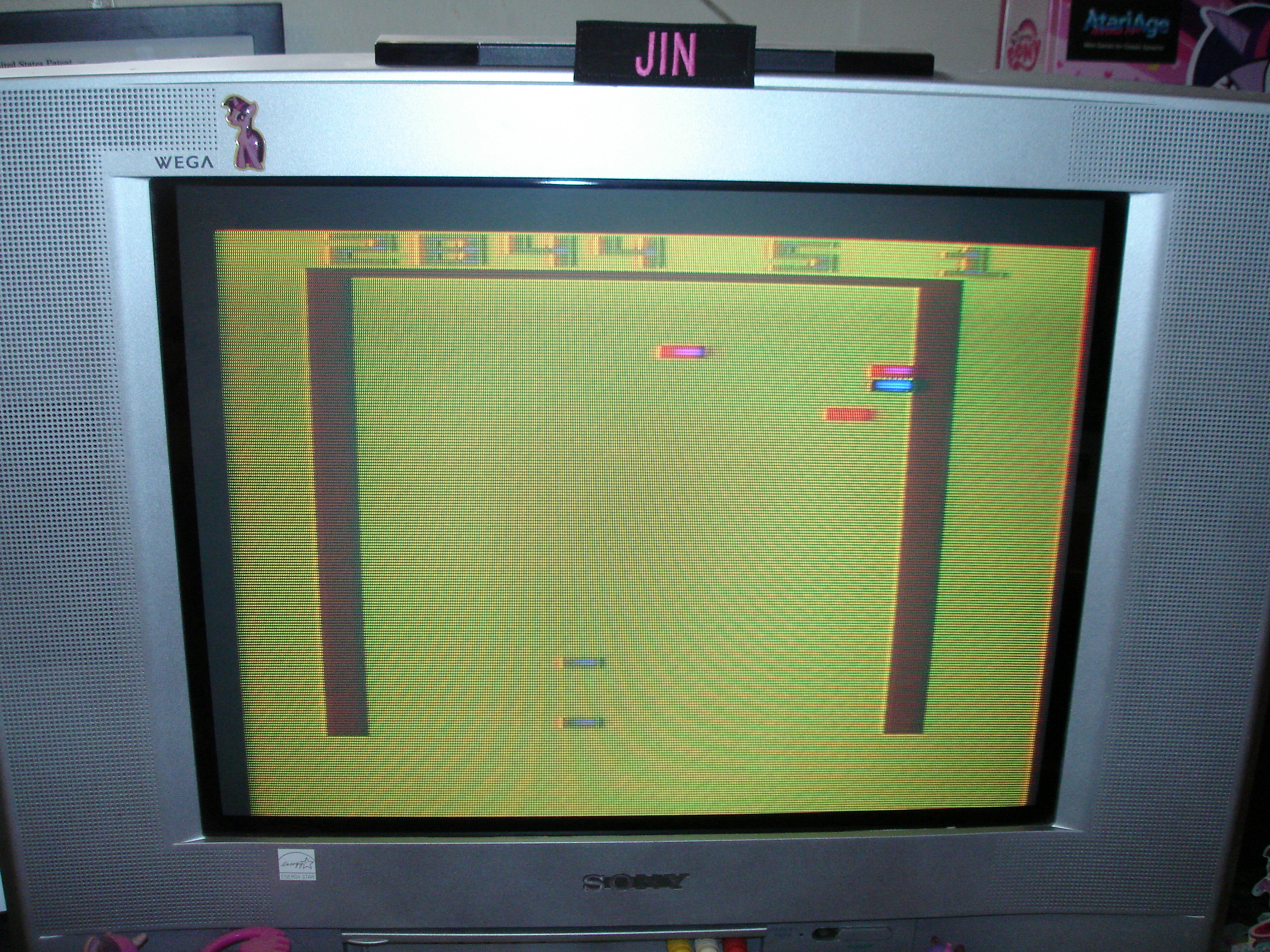 Jin: Super Breakout: Game 5 (Atari 2600 Novice/B) 2,844 points on 2017-04-17 14:43:49