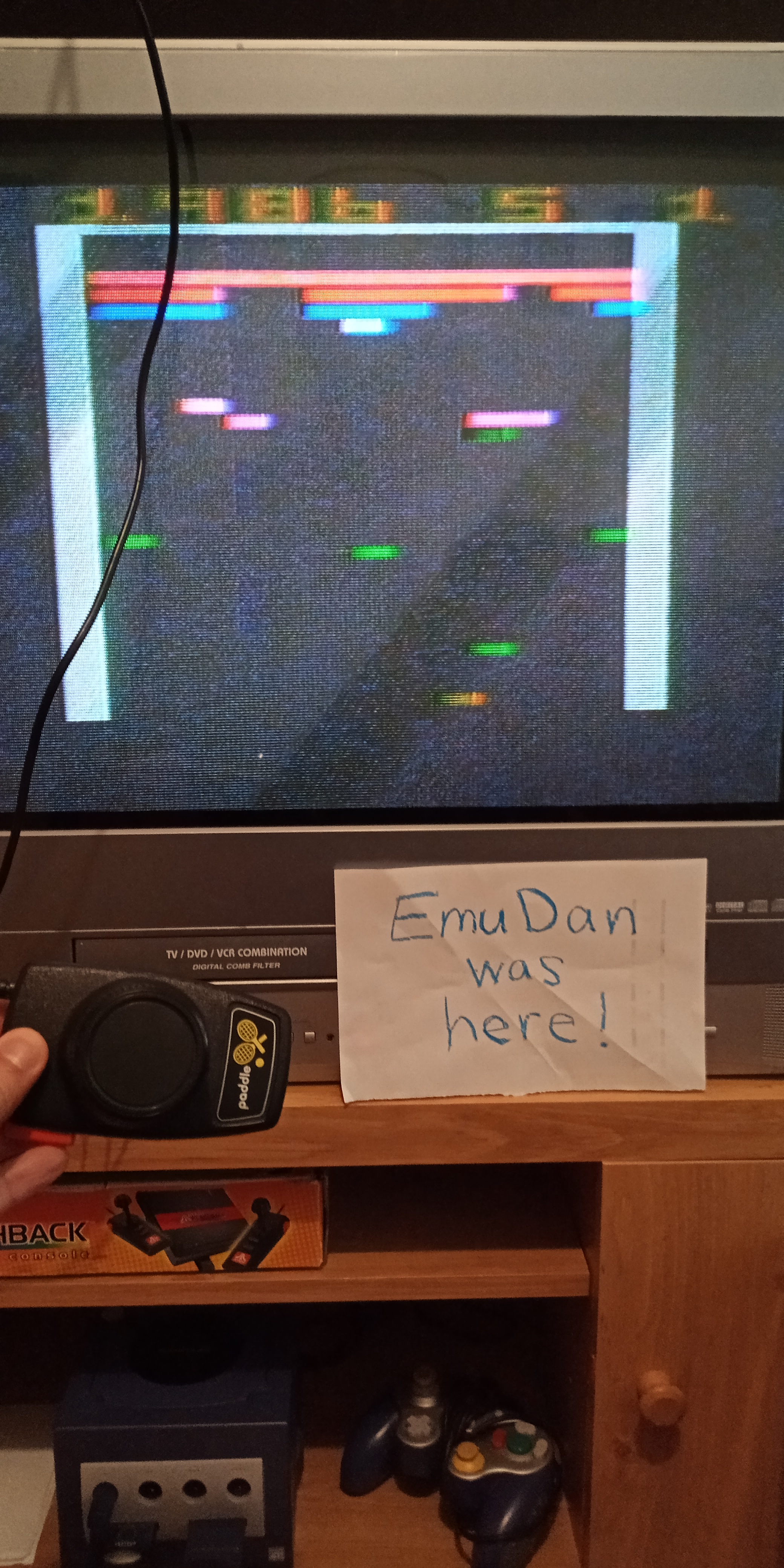EmuDan: Super Breakout: Game 7 (Atari 2600 Novice/B) 1,986 points on 2019-05-09 12:18:54
