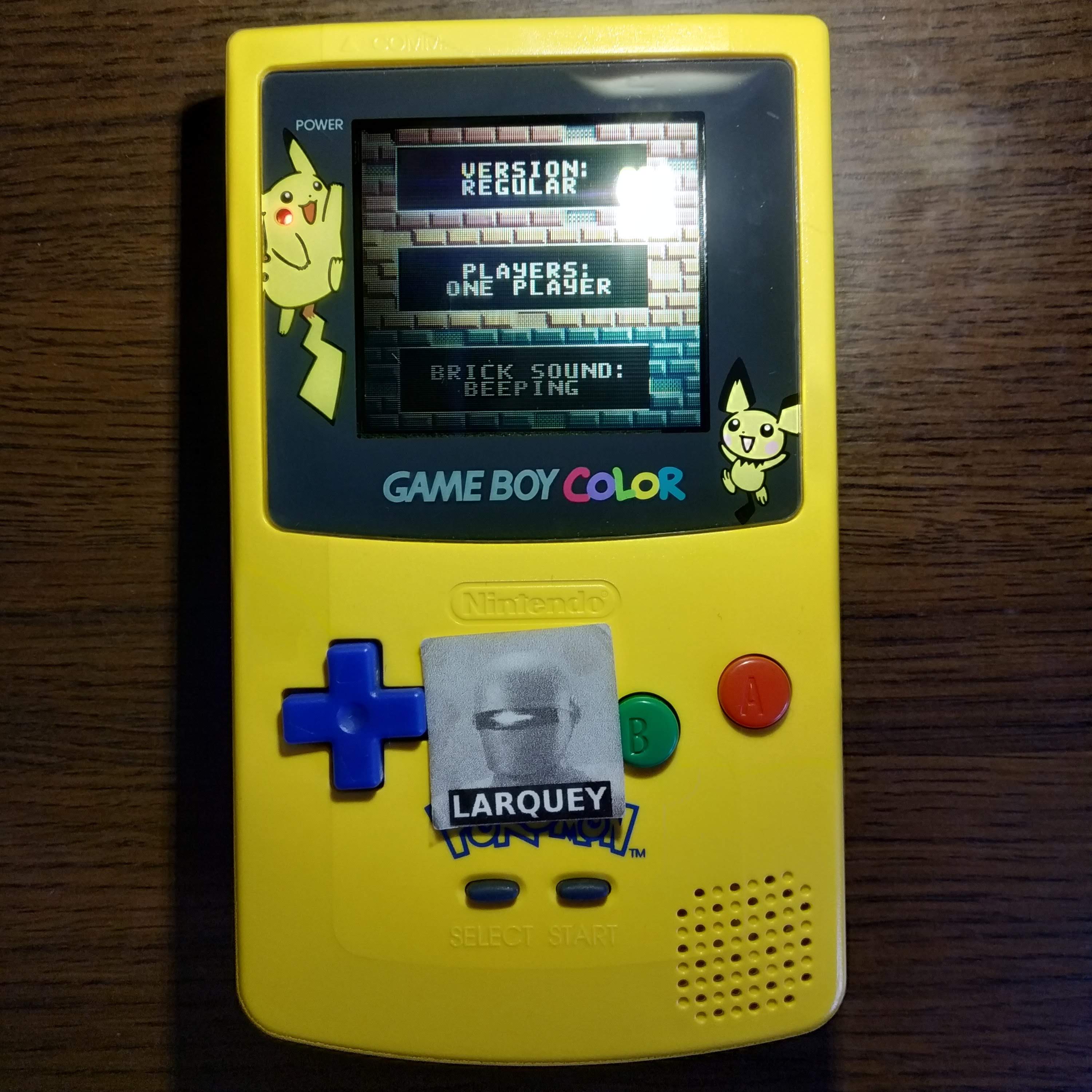 Larquey: Super Breakout: Regular (Game Boy Color) 140 points on 2020-07-15 08:30:30