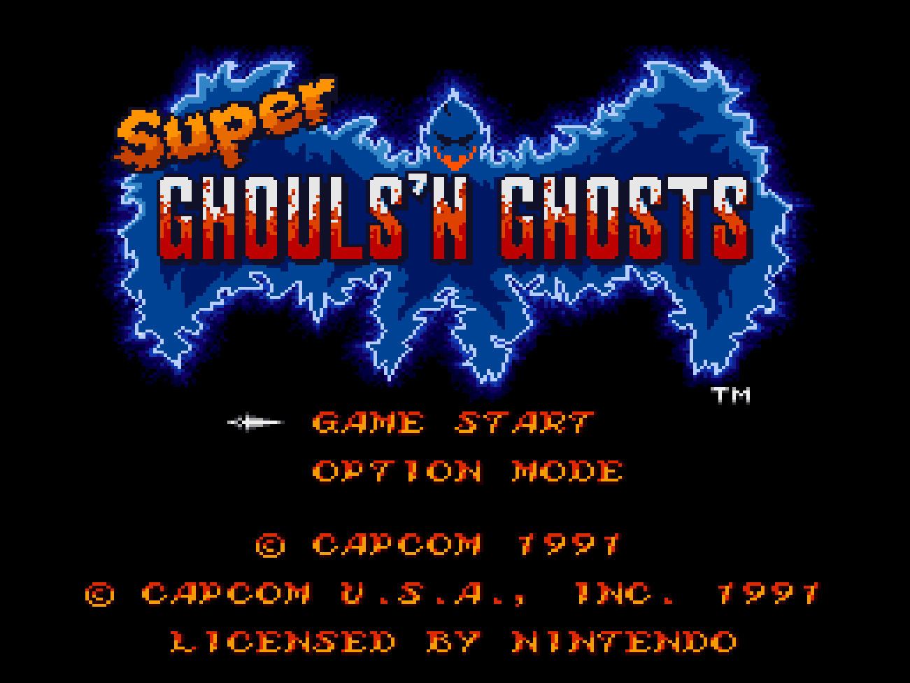 Super Ghouls N Ghosts 22,000 points