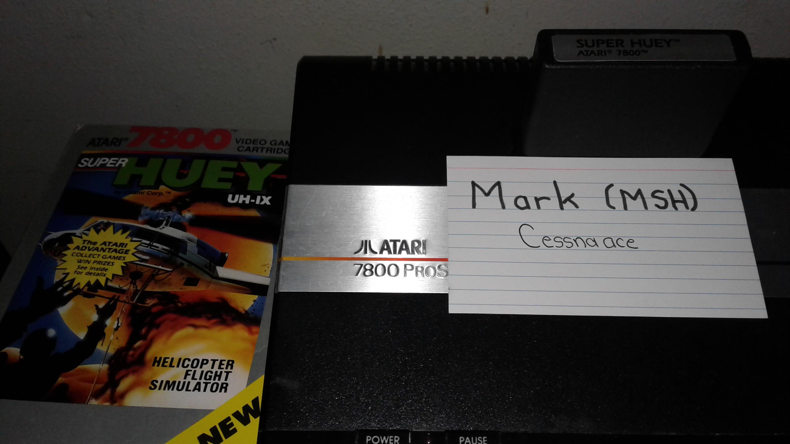 Mark: Super Huey: Arcade Mode [Kills] (Atari 7800) 93 points on 2019-04-15 01:11:02