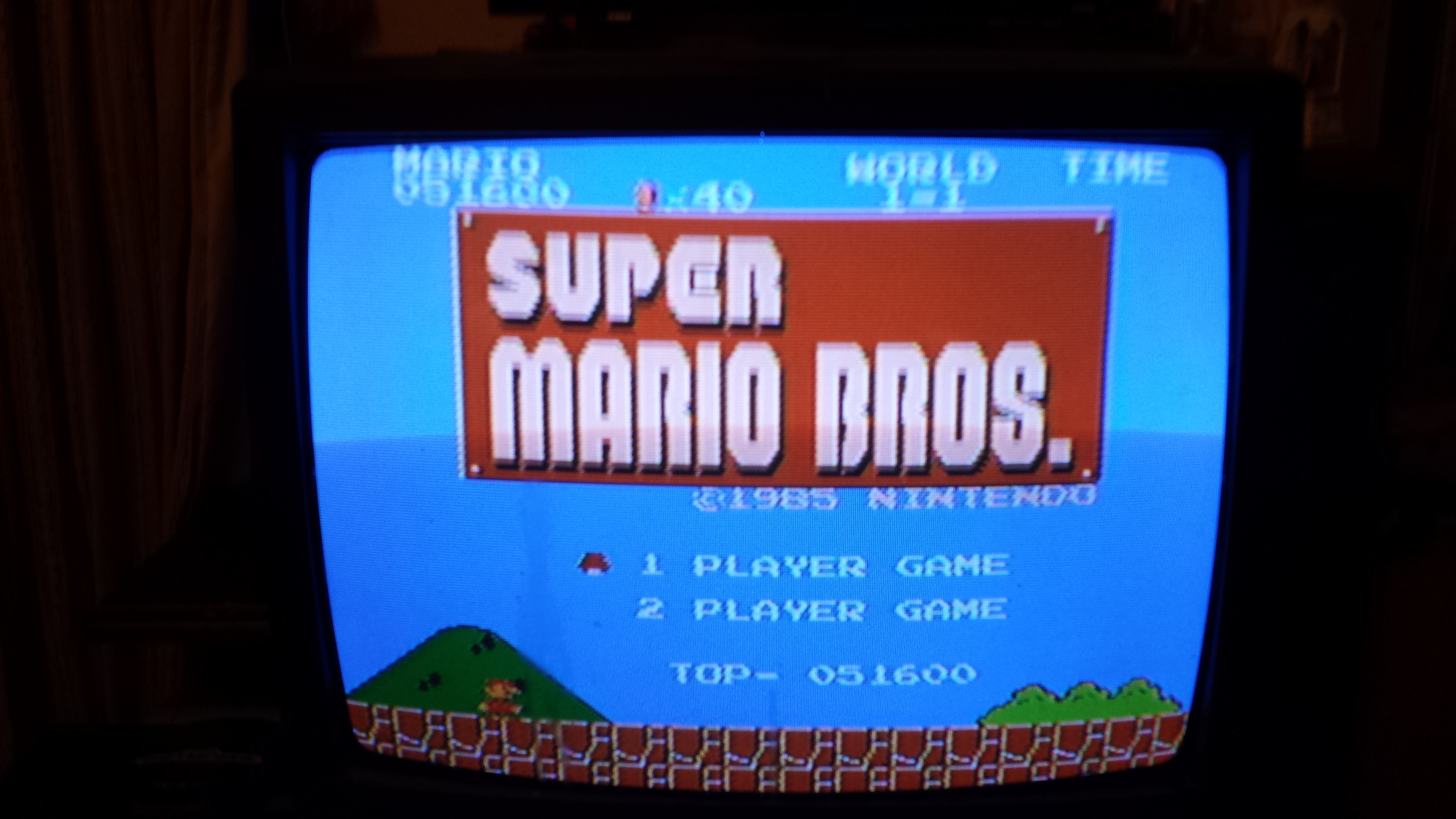 Super Mario Bros. 51,600 points