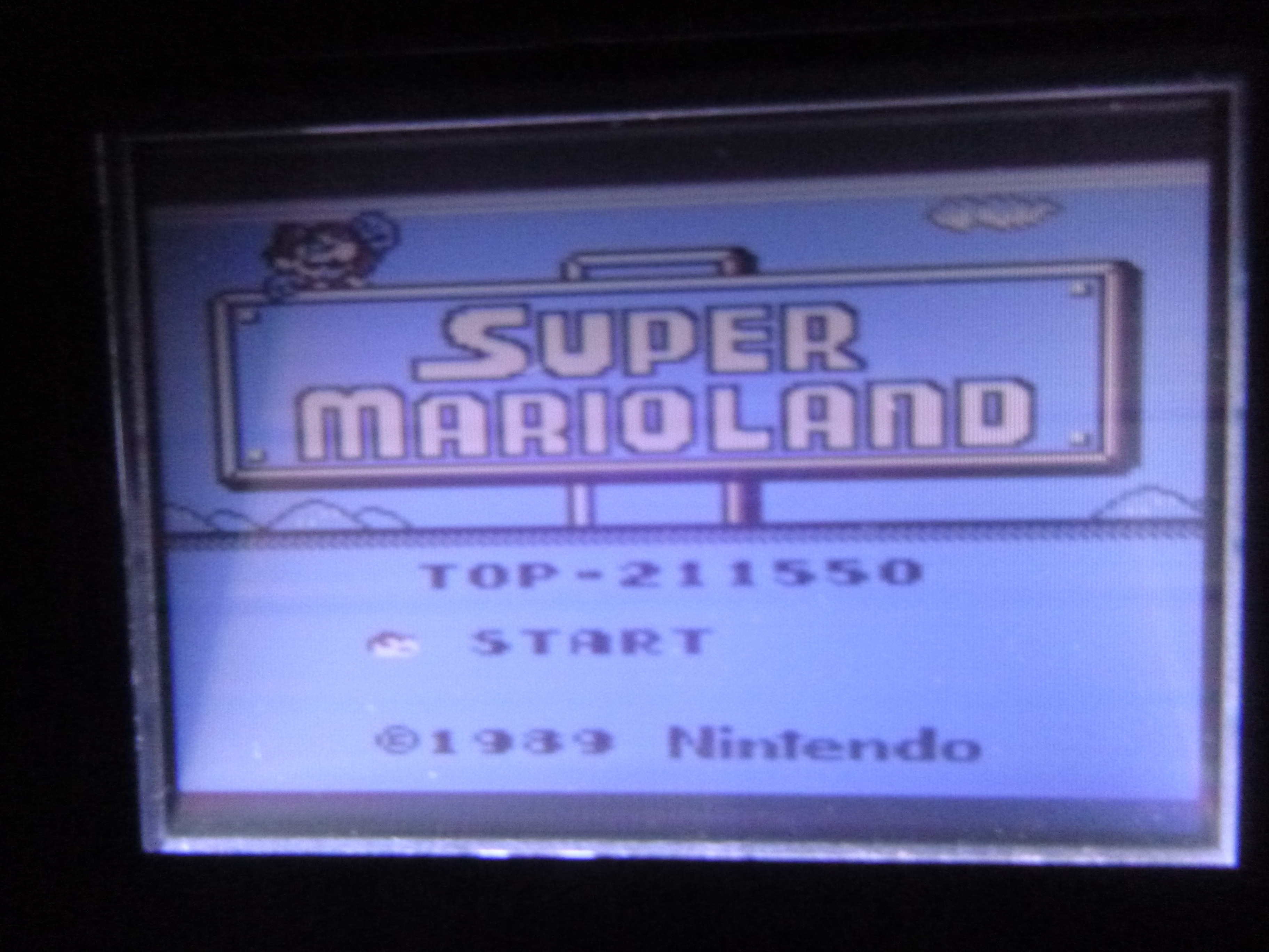 Super Mario Land 211,550 points