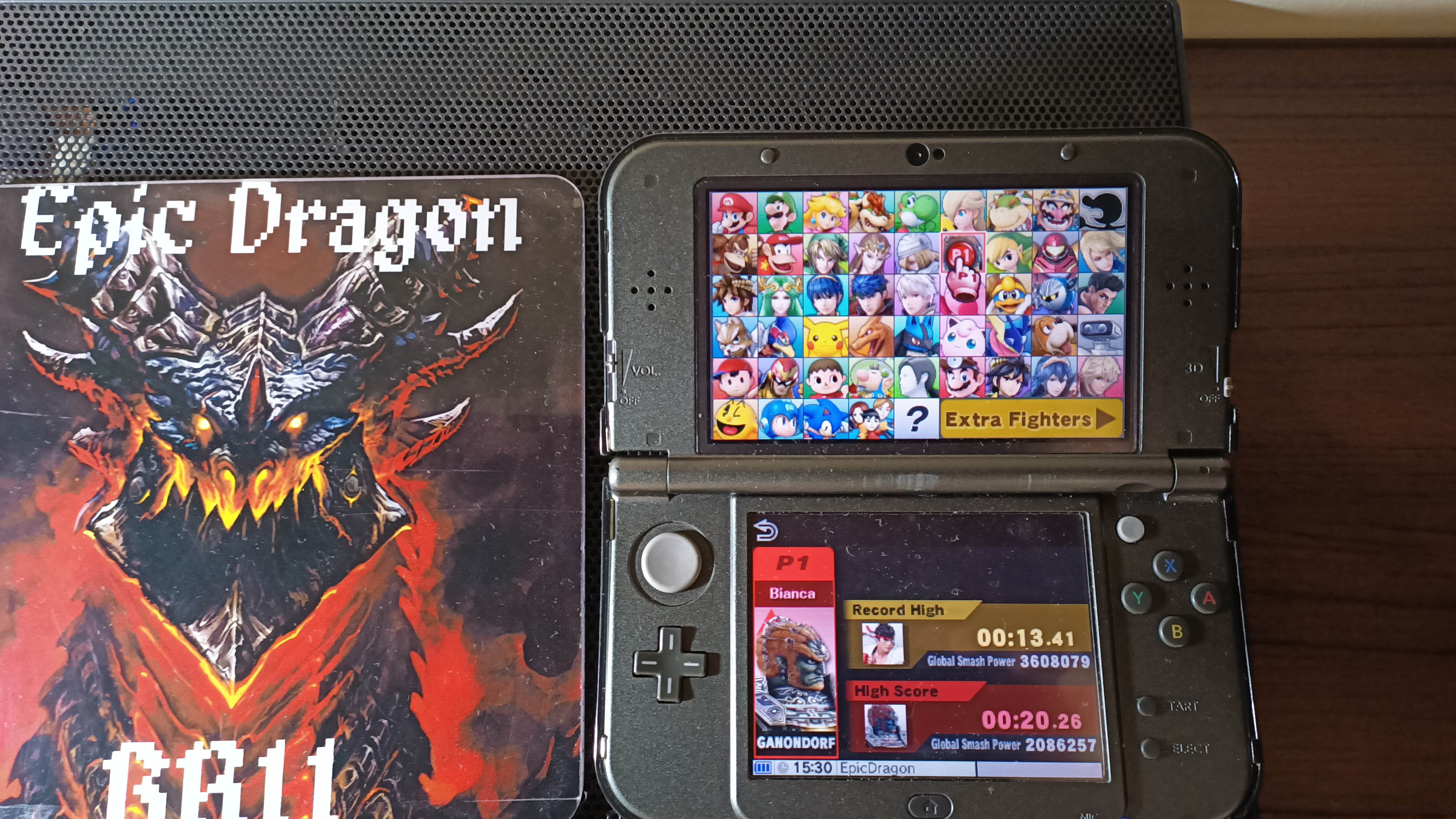 EpicDragon: Super Smash Bros. for Nintendo 3DS: 10-Man Smash: Ganondorf (Nintendo 3DS) 0:00:20.26 points on 2022-09-02 17:43:50