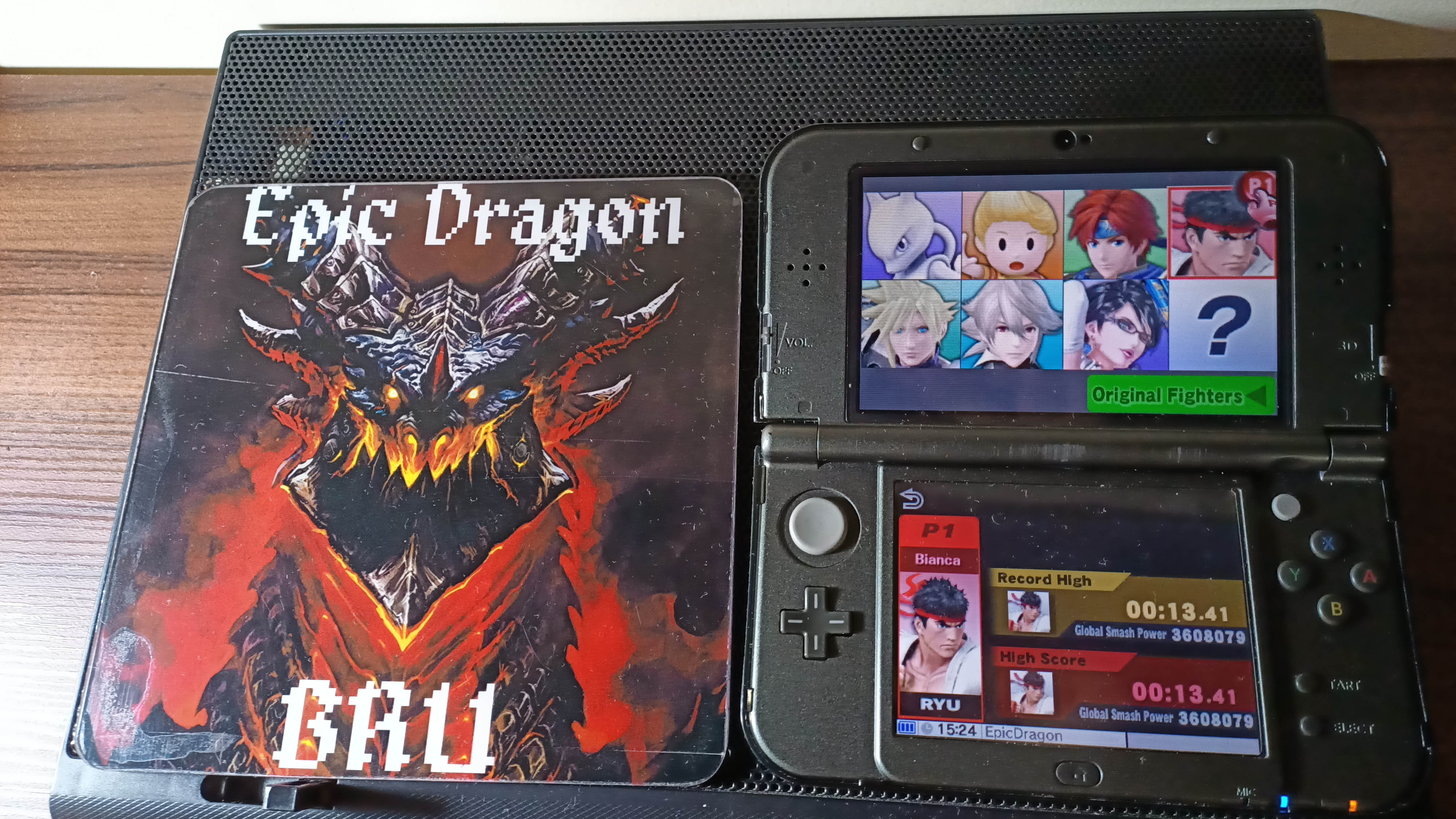 EpicDragon: Super Smash Bros. for Nintendo 3DS: 10-Man Smash: Ryu (Nintendo 3DS) 0:00:13.41 points on 2022-08-30 14:07:59