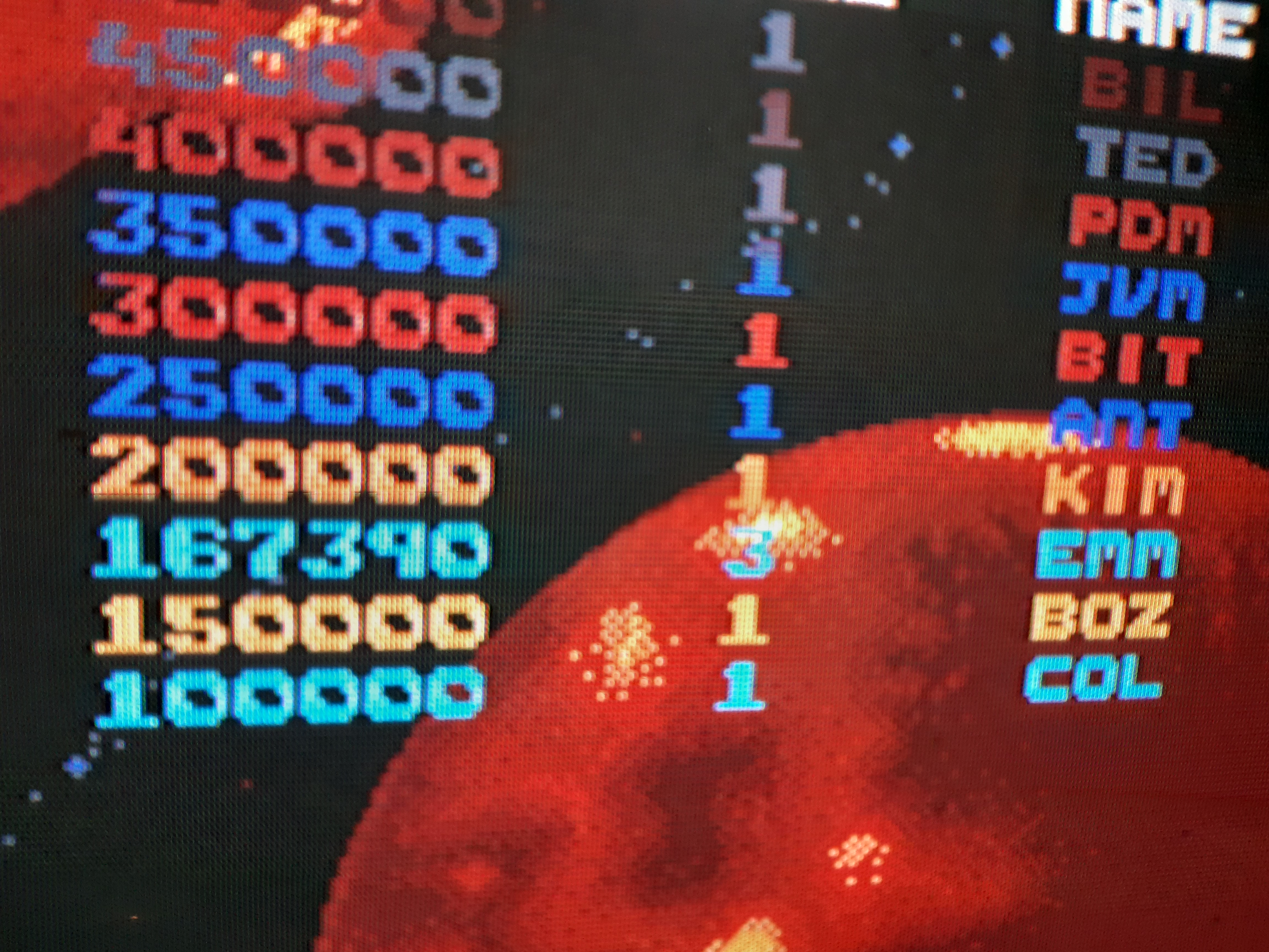 Super Space Invaders [Normal] 167,390 points