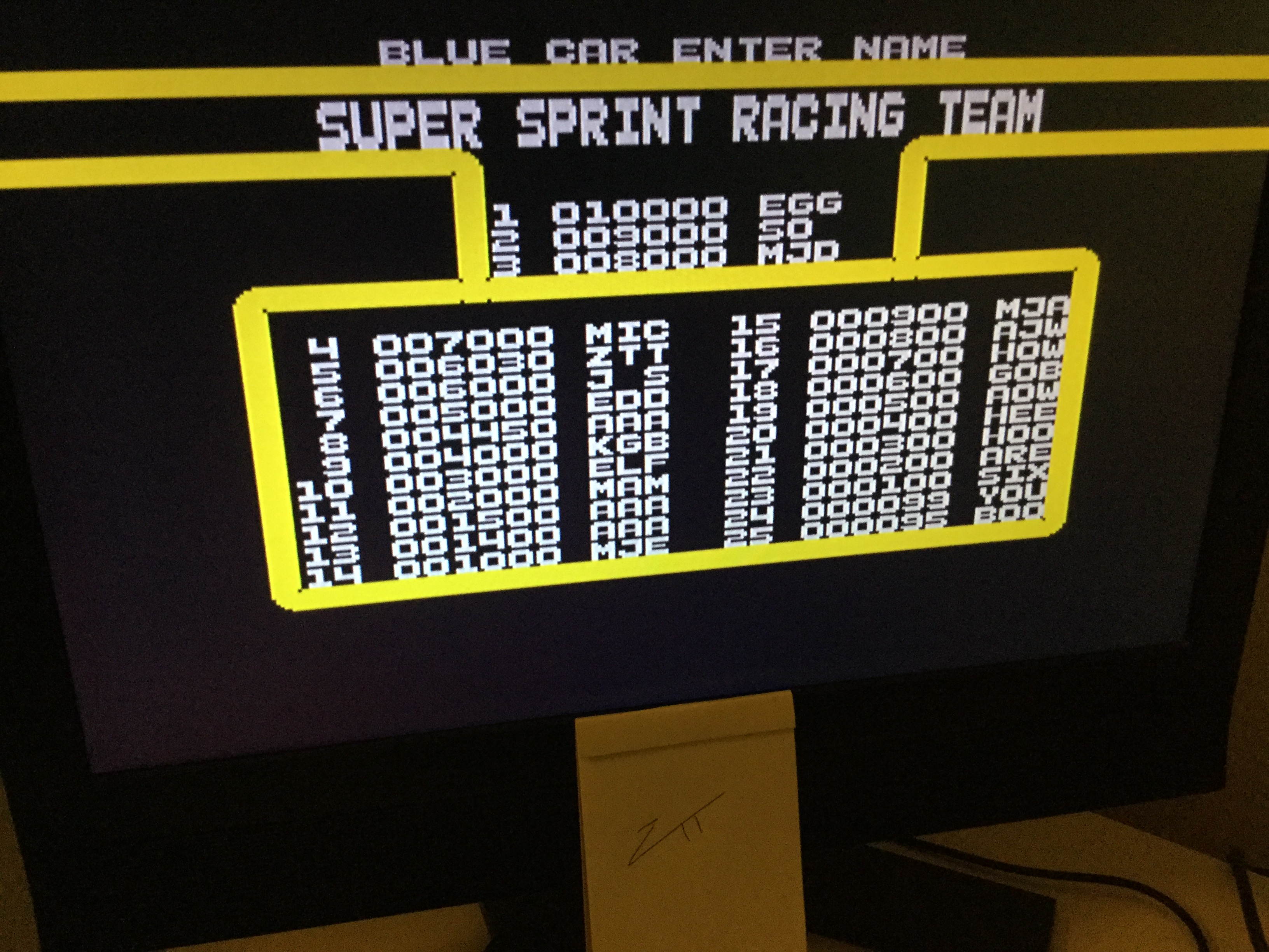 Frankie: Super Sprint (ZX Spectrum) 6,030 points on 2022-12-02 02:13:53