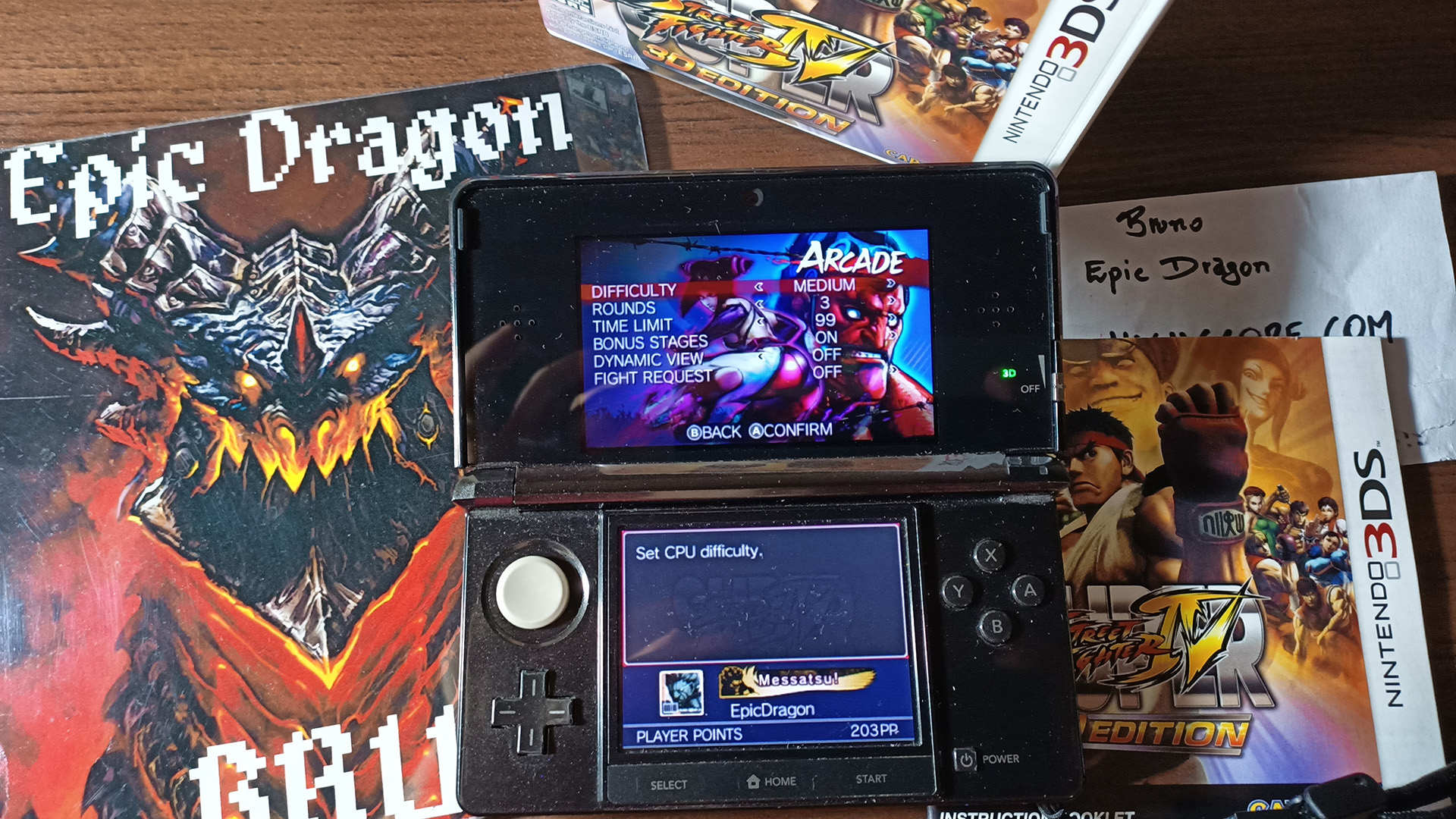Super Street Fighter IV 3D Edition: Arcade: Gen 1,495,600 points