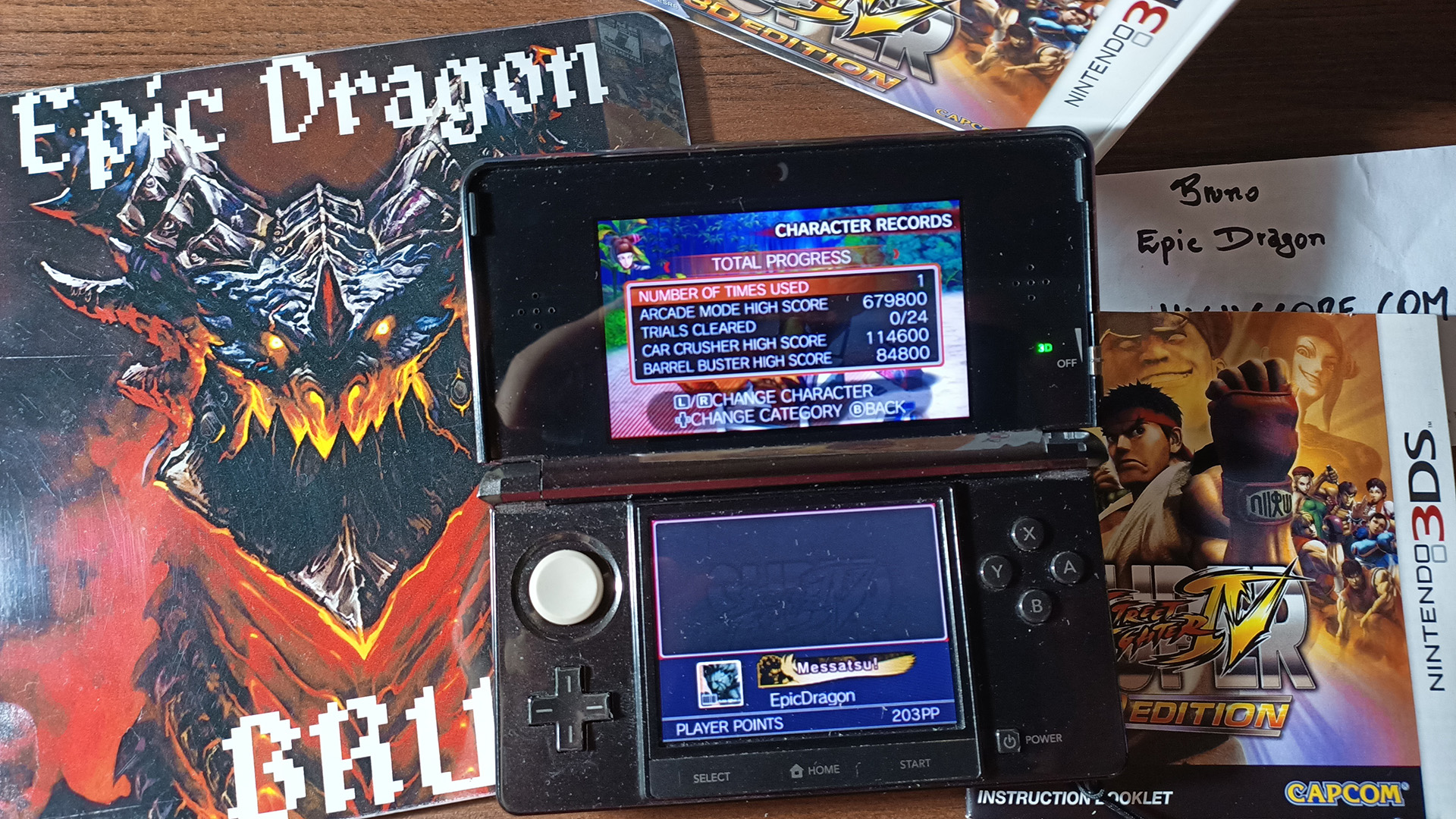EpicDragon: Super Street Fighter IV 3D Edition: Arcade: Juri (Nintendo 3DS) 679,800 points on 2022-08-08 21:34:11