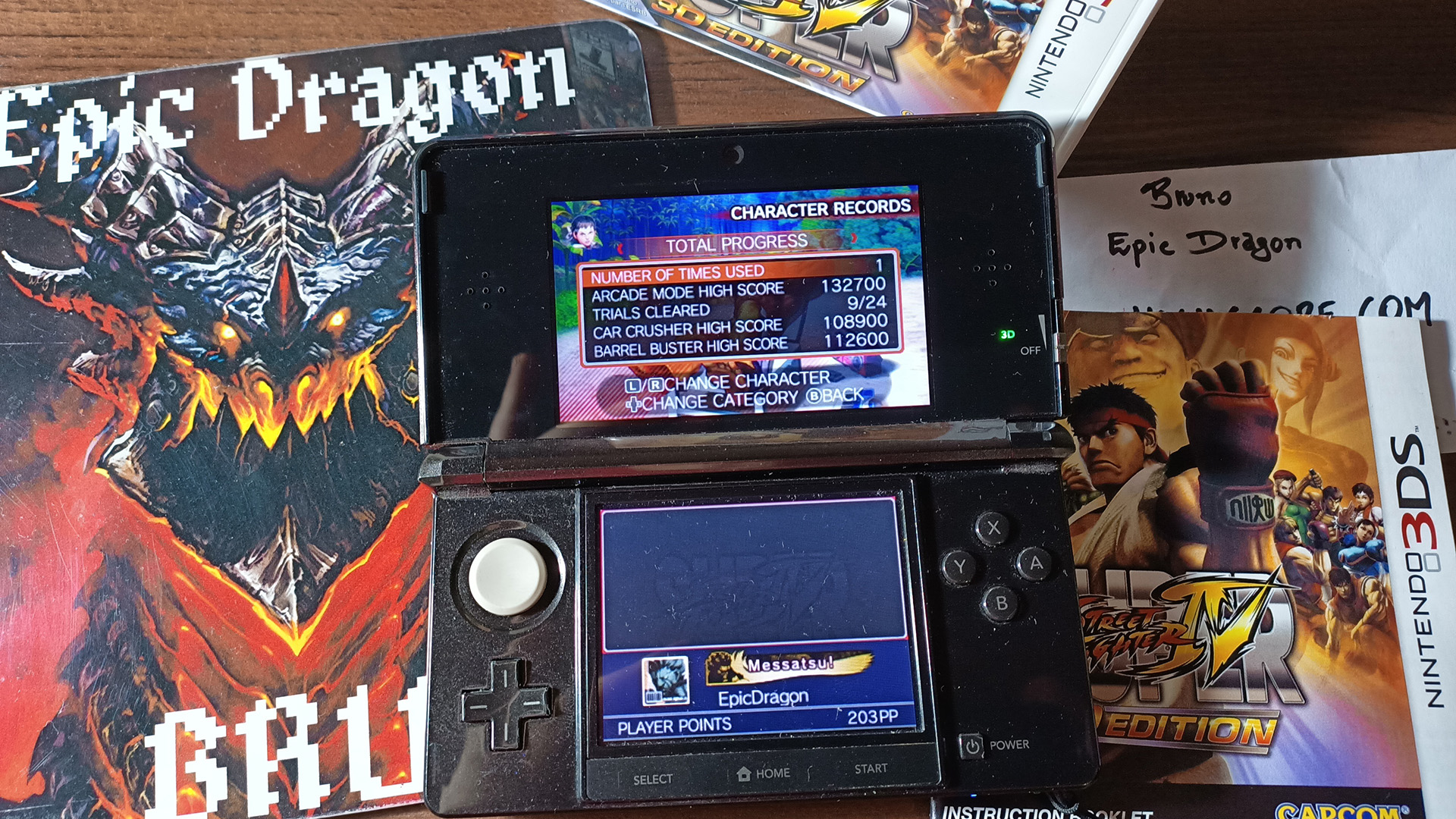 EpicDragon: Super Street Fighter IV 3D Edition: Arcade: Sakura (Nintendo 3DS) 132,700 points on 2022-08-21 14:12:37