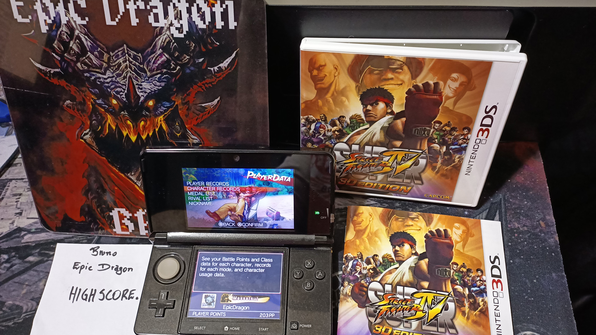EpicDragon: Super Street Fighter IV 3D Edition: Challenge: Car Crusher: Gen (Nintendo 3DS) 145,500 points on 2022-08-05 17:53:55