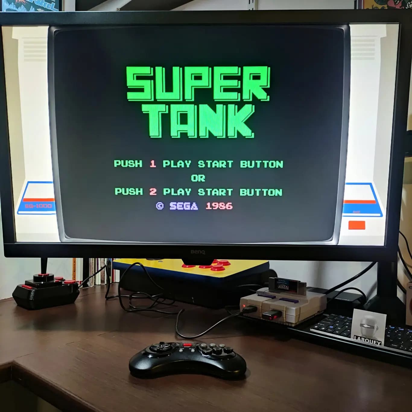 Larquey: Super Tank (Sega SG-1000 Emulated) 108,700 points on 2022-08-20 10:59:04