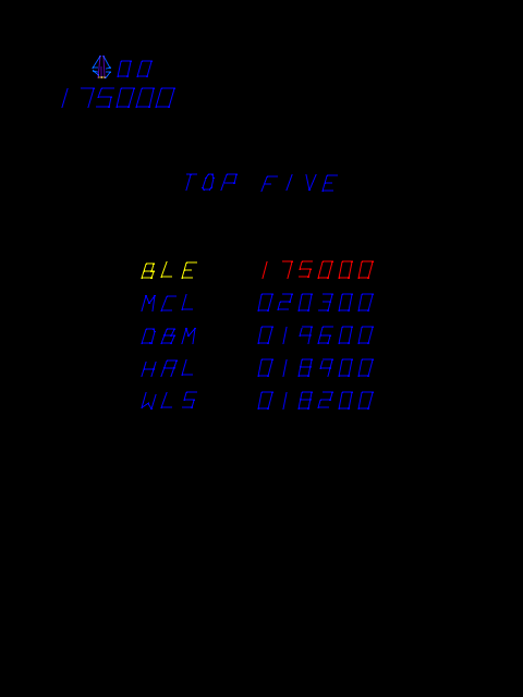 BrutalLevel3: Tac Scan (Arcade Emulated / M.A.M.E.) 175,000 points on 2016-06-11 04:09:17