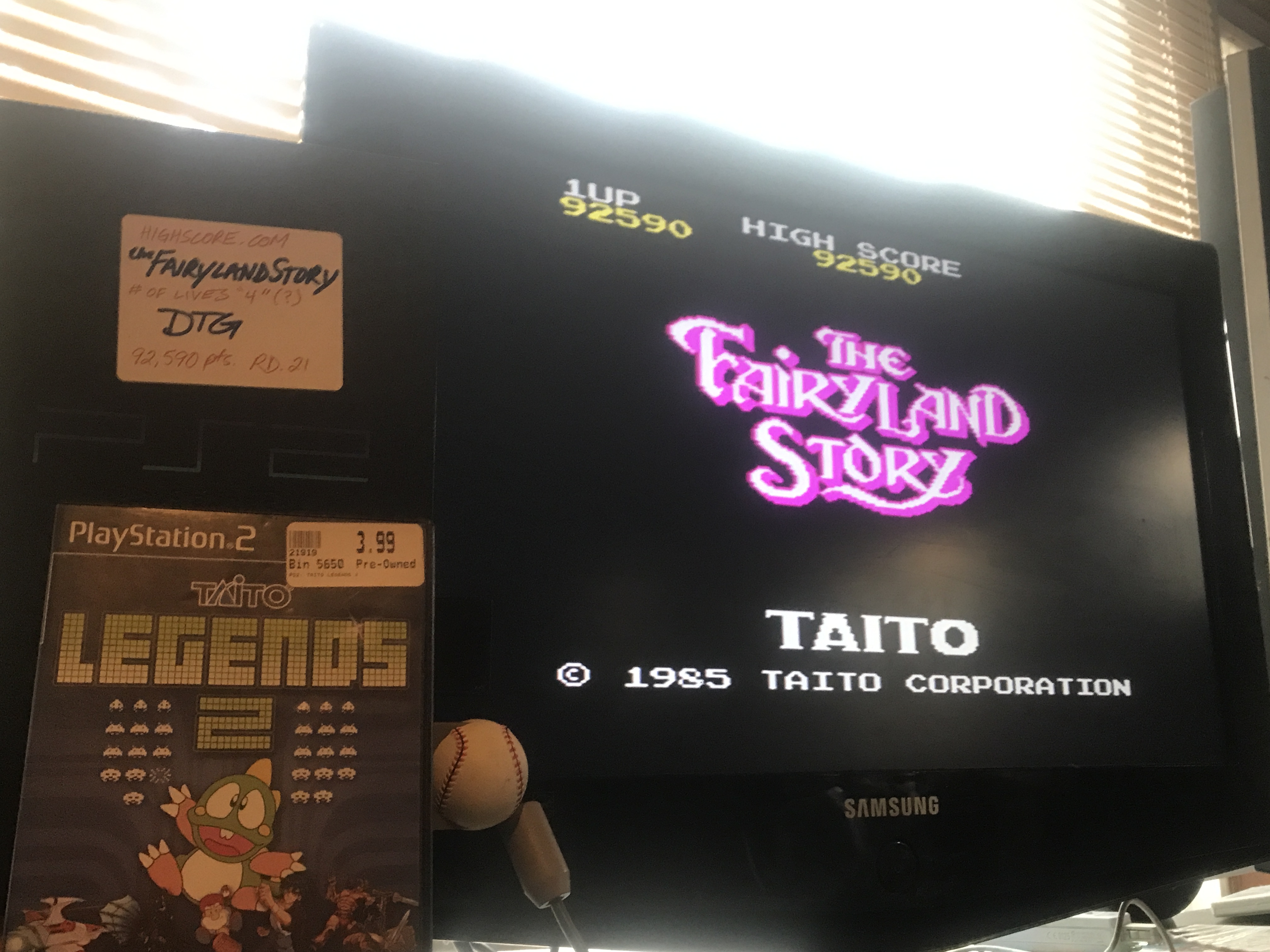 DeadThumbGamer: Taito Legends 2: The Fairyland Story [Medium] (Playstation 2) 92,590 points on 2019-11-10 08:31:49
