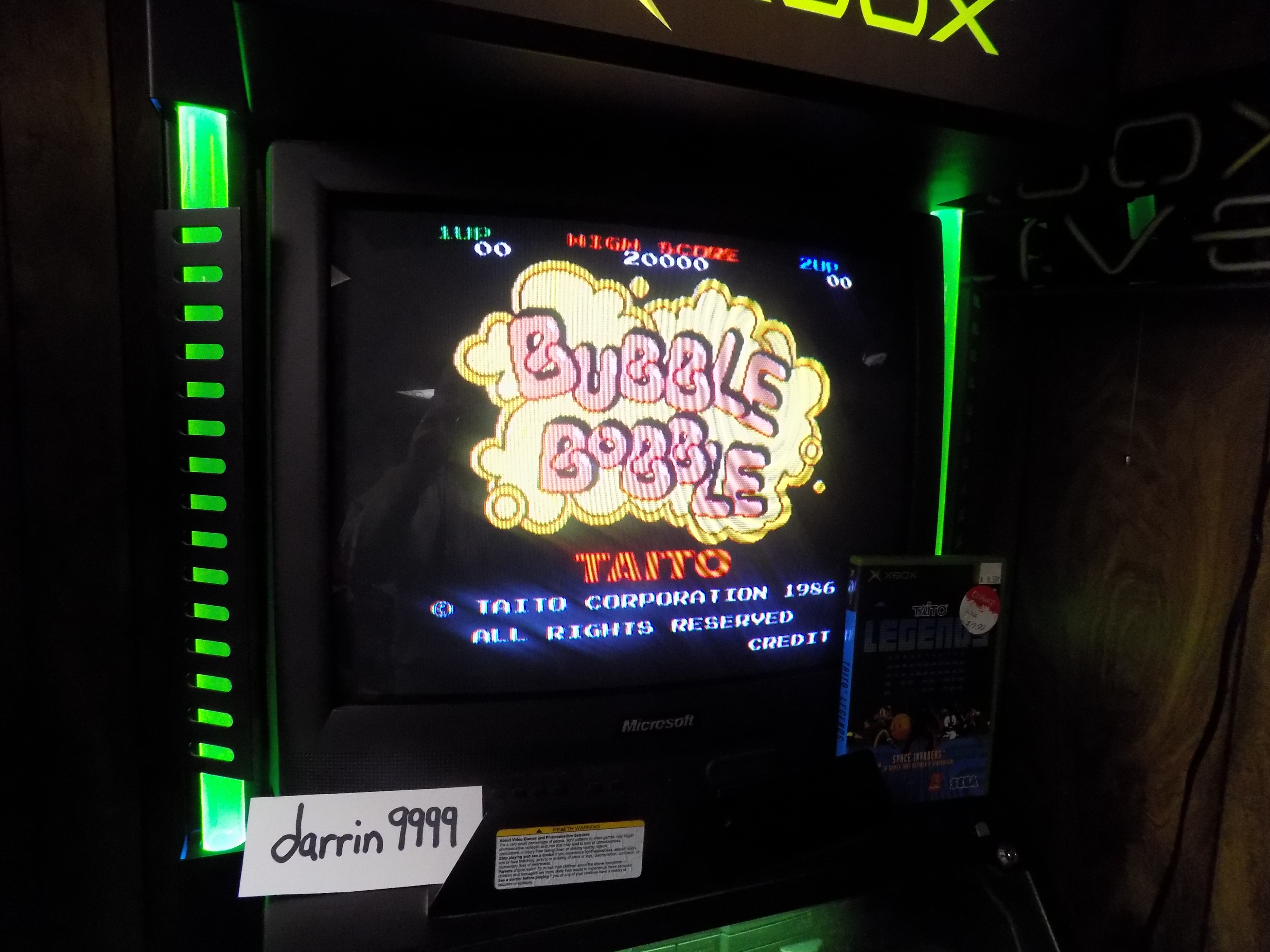 darrin9999: Taito Legends: Bubble Bobble [Easy] (Xbox) 31,210 points on 2018-03-01 13:00:37