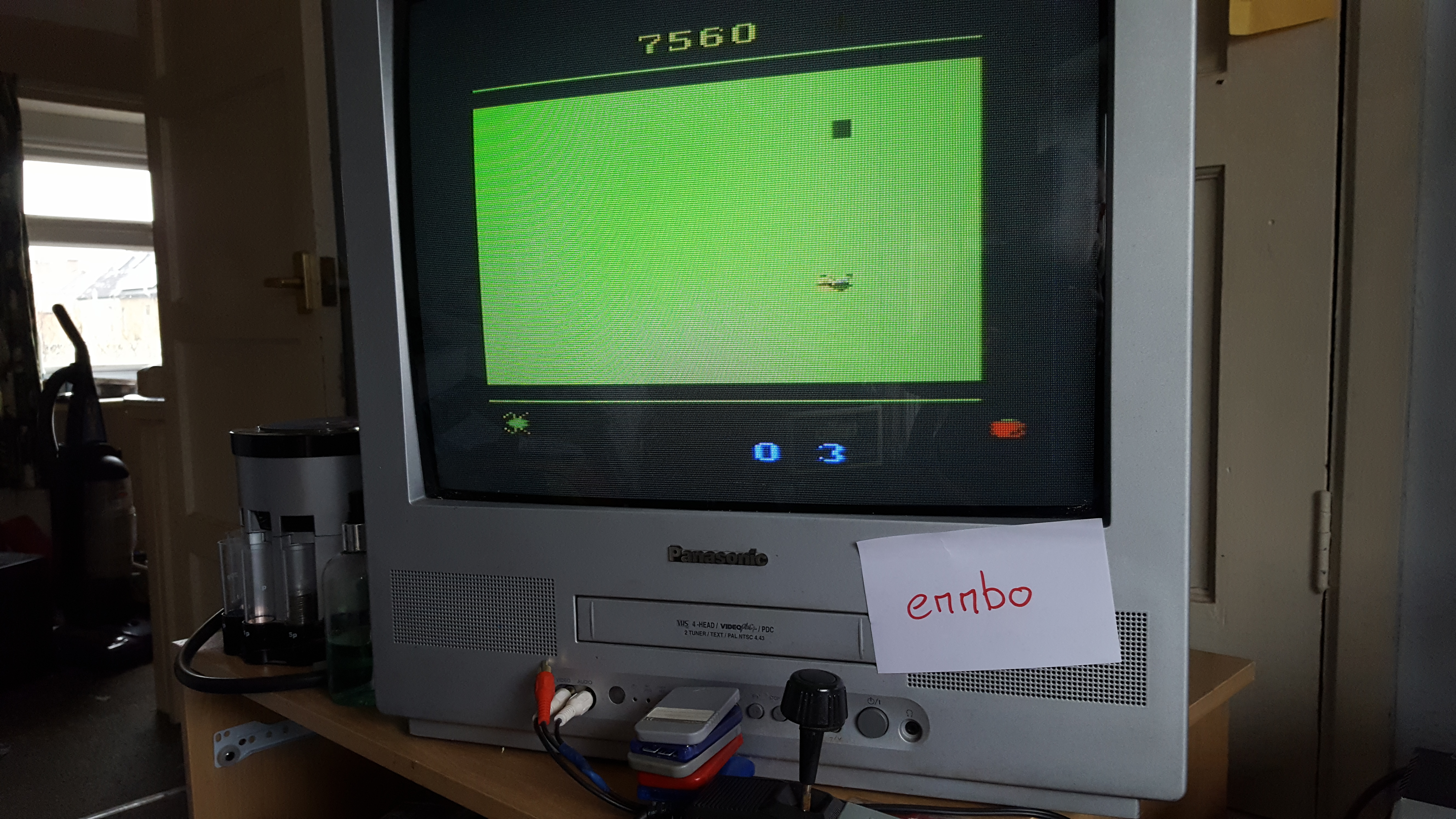 emmbo: Tapeworm (Atari 2600 Novice/B) 7,560 points on 2016-04-11 06:44:26