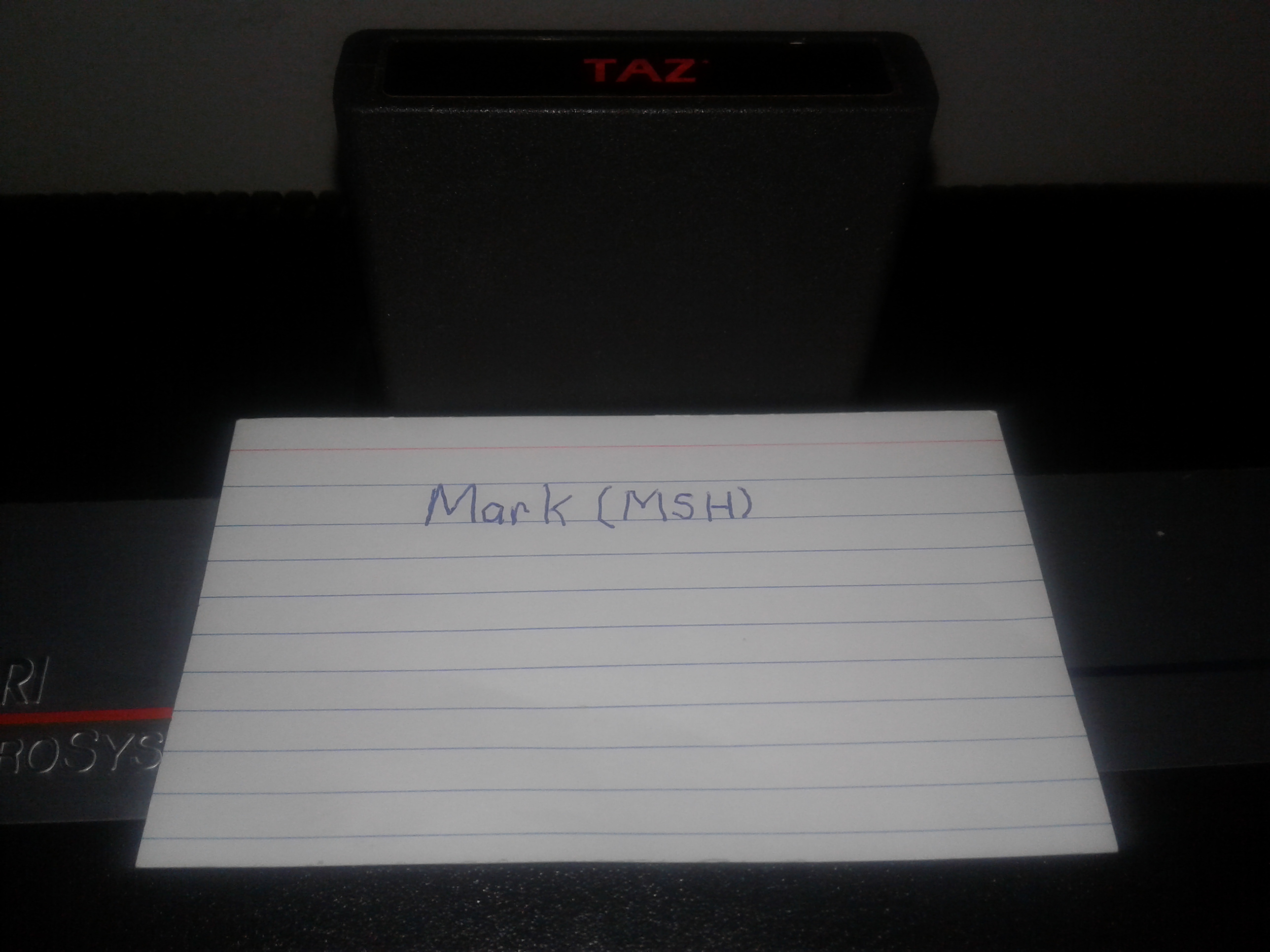 Mark: Taz (Atari 2600) 16,500 points on 2019-02-18 22:21:20