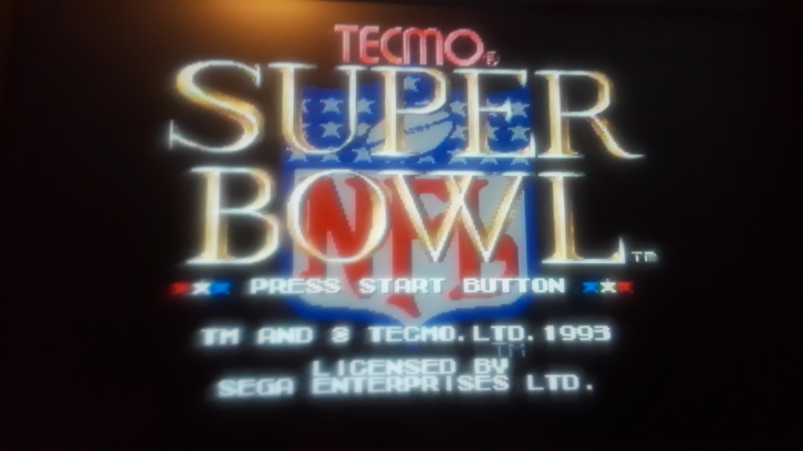 JML101582: Tecmo Super Bowl [Most Passing Yards] [Pro Bowl] (Sega Genesis / MegaDrive Emulated) 694 points on 2019-09-07 18:03:54