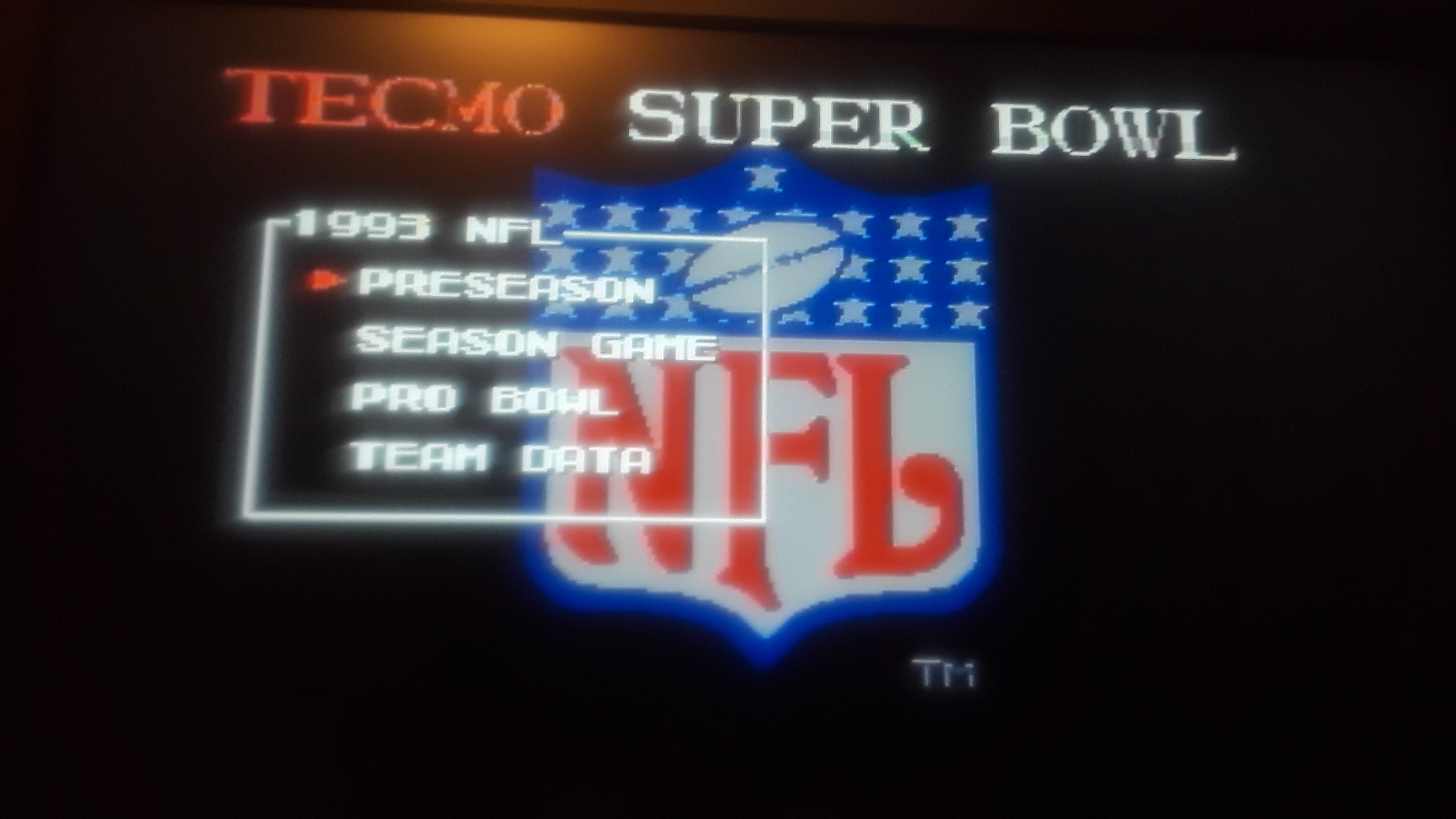 JML101582: Tecmo Super Bowl [Most Rushing Attempts In A Preseason Game] (Sega Genesis / MegaDrive Emulated) 55 points on 2019-09-05 18:21:46