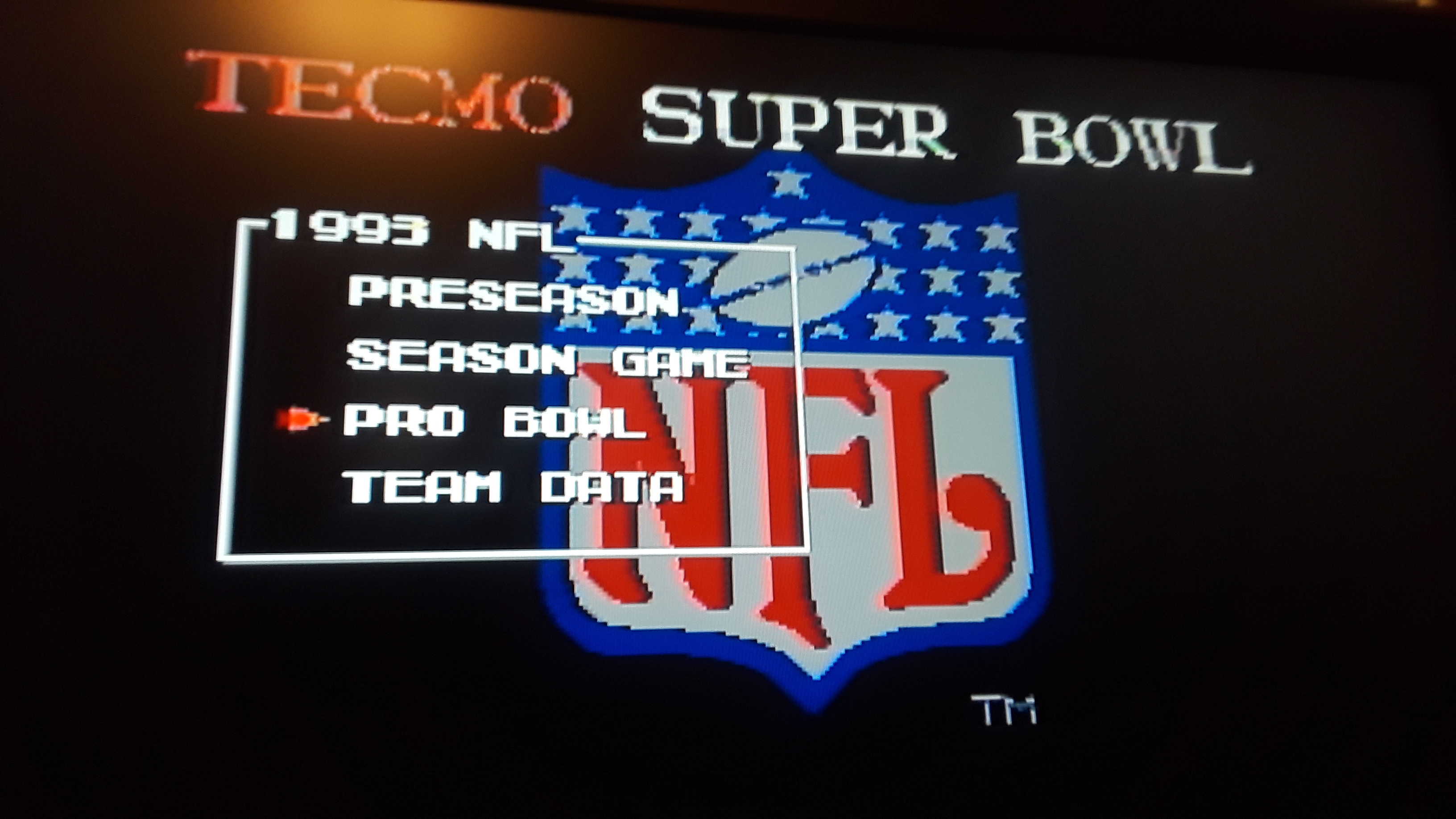 JML101582: Tecmo Super Bowl [Most Rushing Attempts] [Pro Bowl] (Sega Genesis / MegaDrive Emulated) 66 points on 2019-11-04 16:55:19