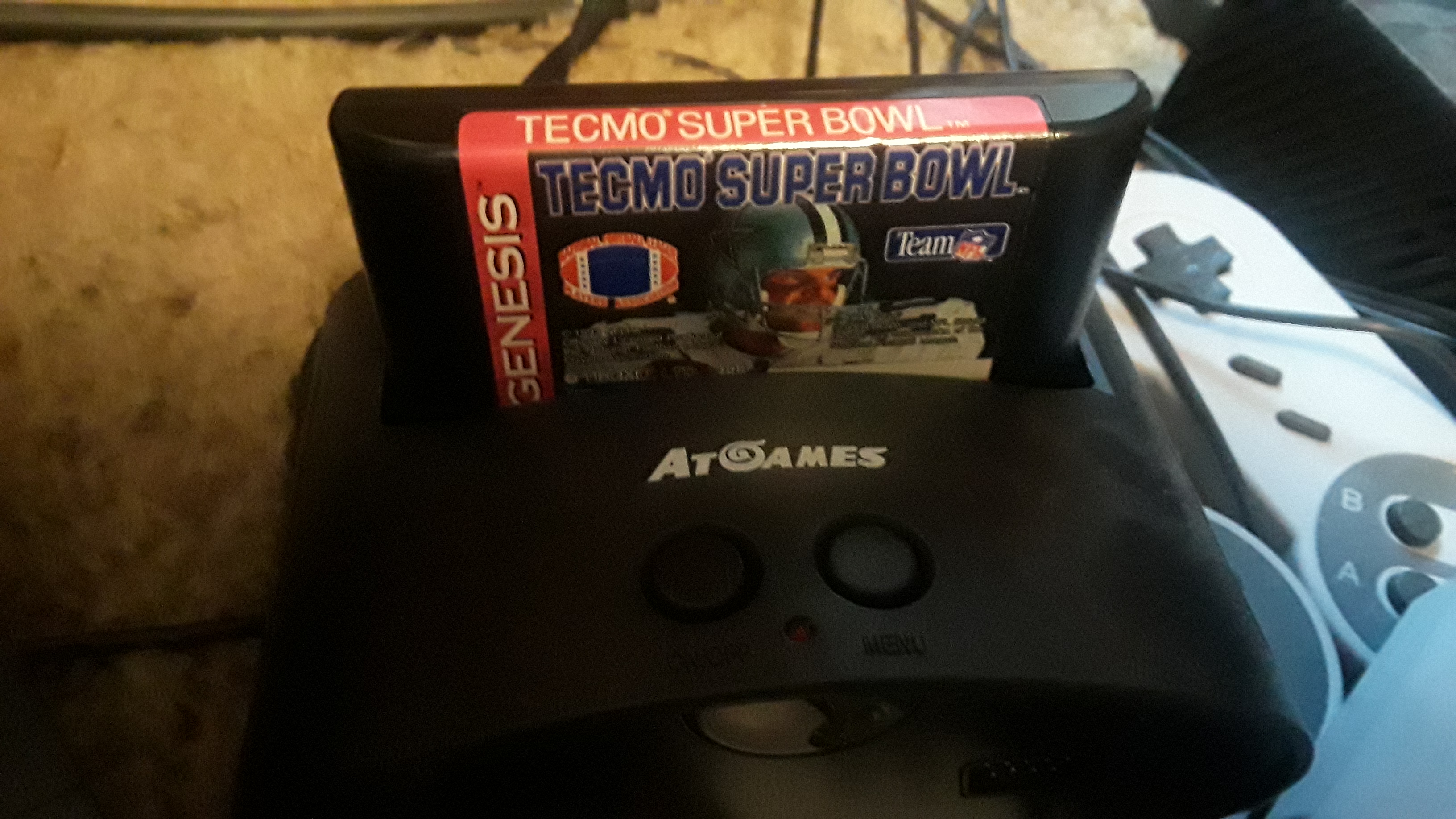 JML101582: Tecmo Super Bowl [Most Rushing Yards] [Pro Bowl] (Sega Genesis / MegaDrive Emulated) 442 points on 2019-11-04 16:52:10
