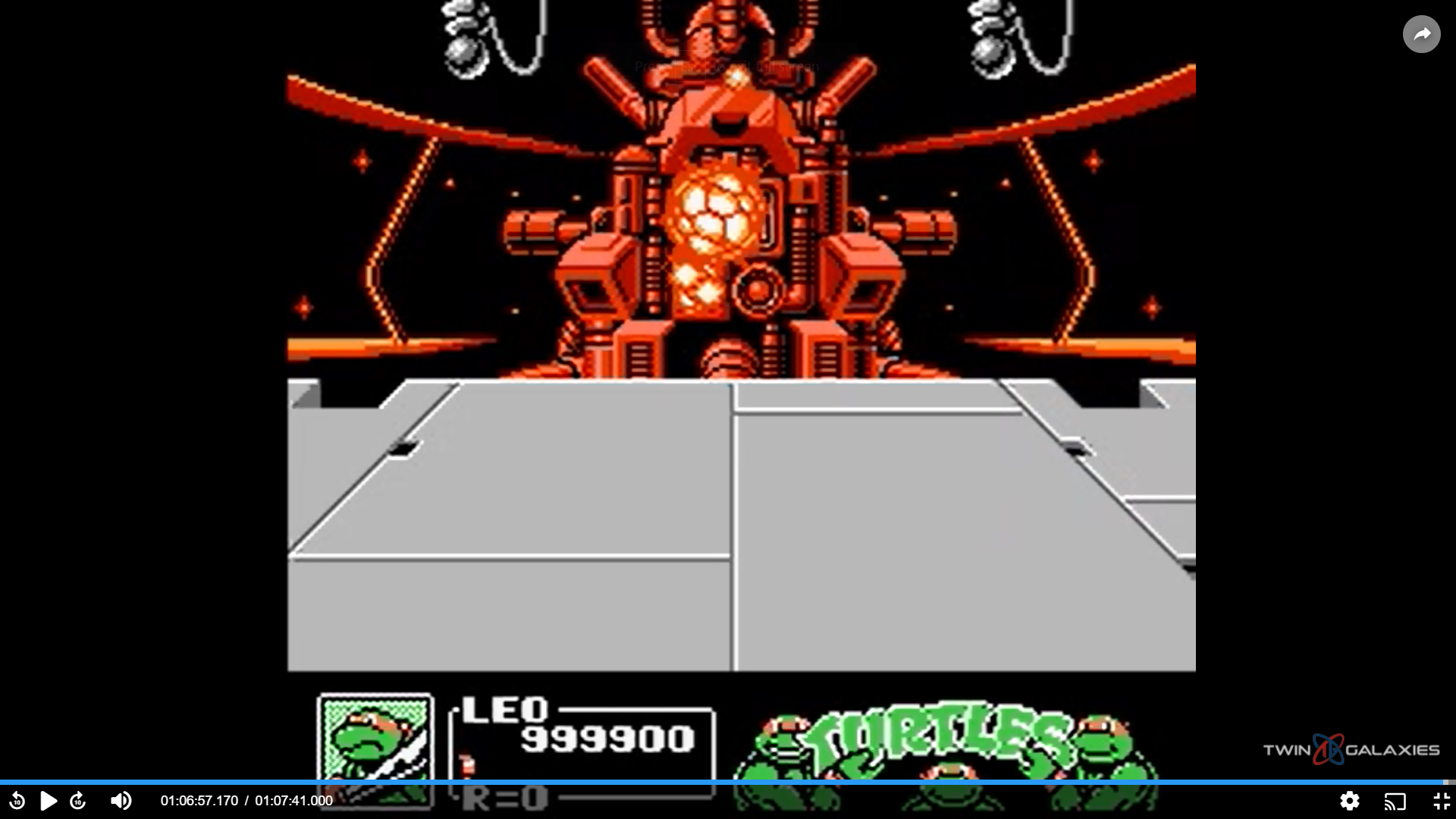 thegamer1185: Teenage Mutant Ninja Turtles 3: The Manhattan Project (NES/Famicom) 999,900 points on 2022-03-24 20:50:18