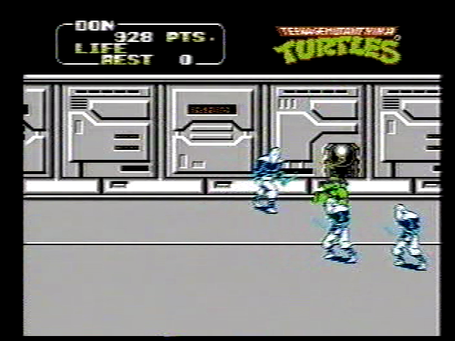 Teenage Mutant Ninja Turtles II: The Arcade Game [Continues allowed] 928 points